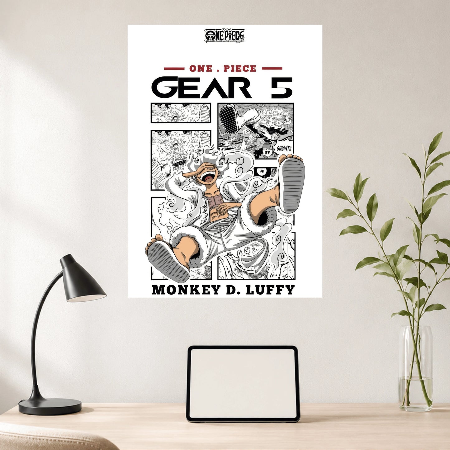 Gear 5 Luffy | Anime Wall Poster | 1 Poster