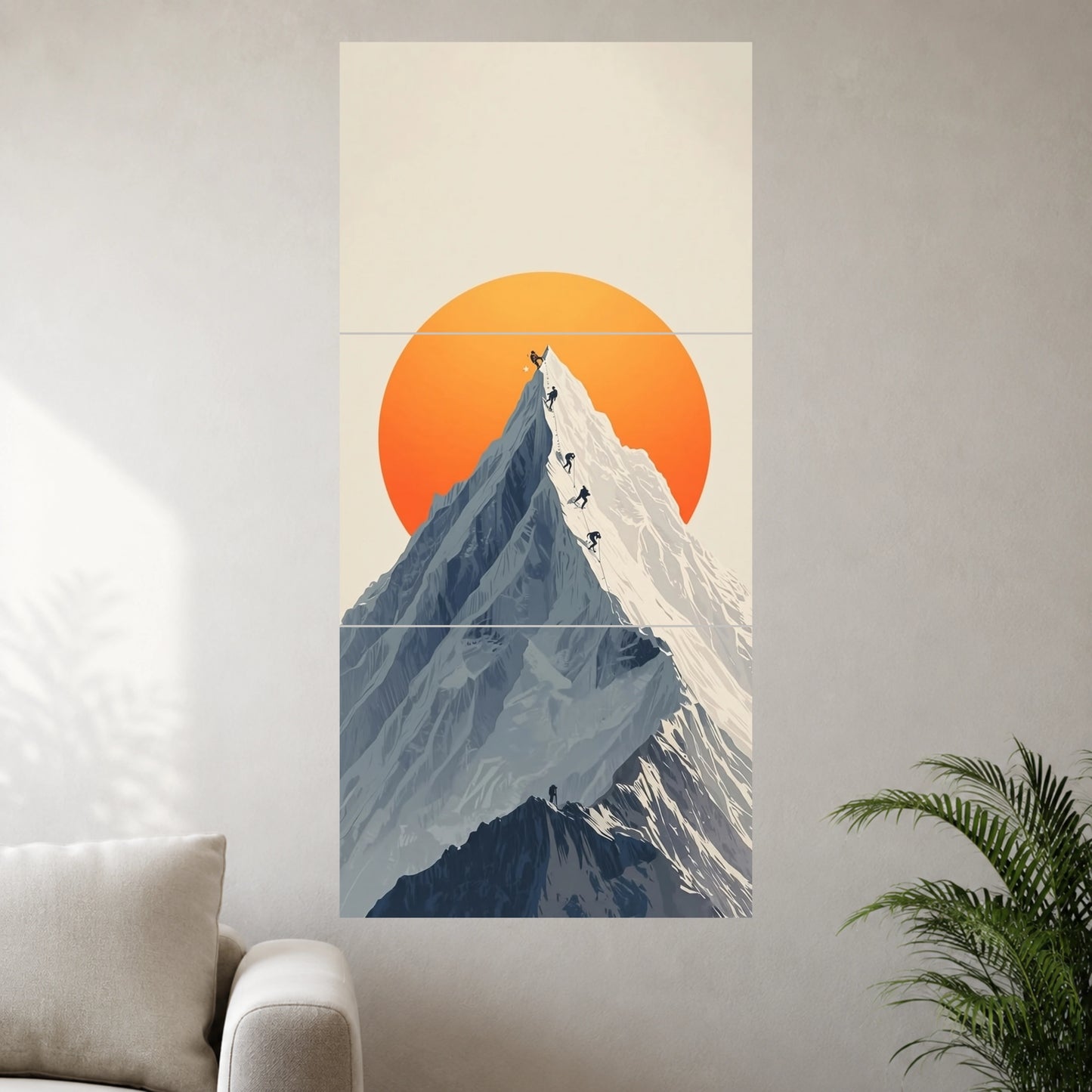Mountain Climbing Adventure | Snowy Peak Wall Poster | 3 Posters