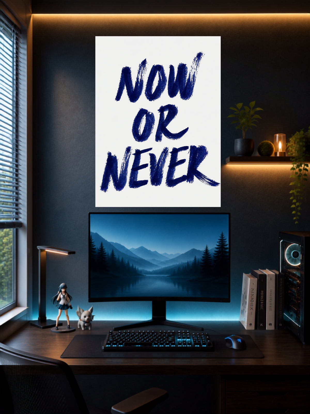 Now or Never | Quote Wall Poster | 1 Poster