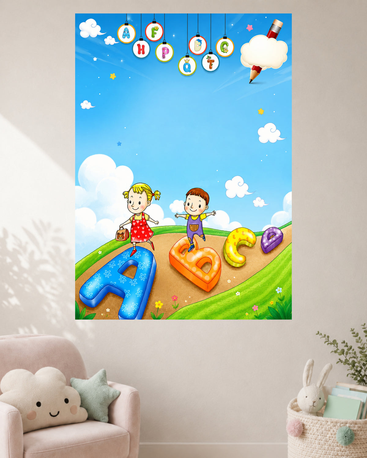 ABC Alphabet Fun | Kids Educational Learning Wall Poster | 1 Poster