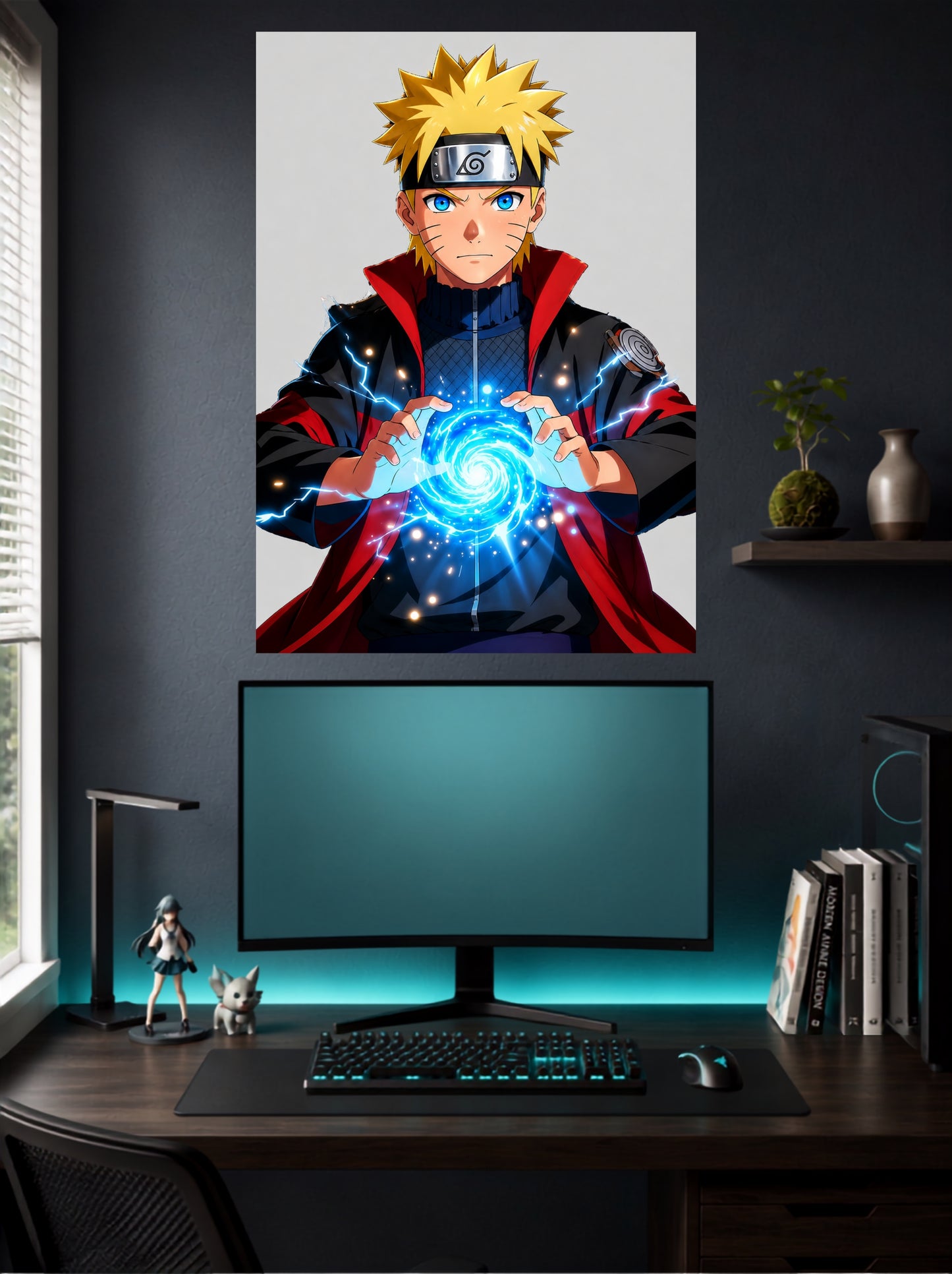 Naruto Uzumaki Rasengan | Naruto Anime Power Wall Poster | 1 Poster