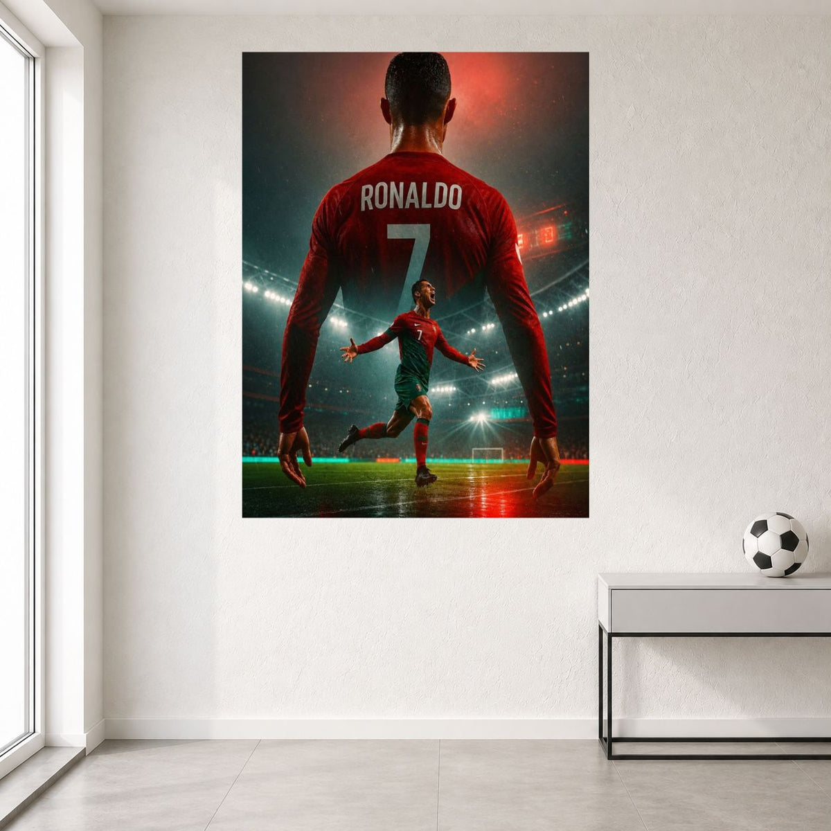 Cristiano Ronaldo 7 | Portugal Football Wall Poster | 1 Poster