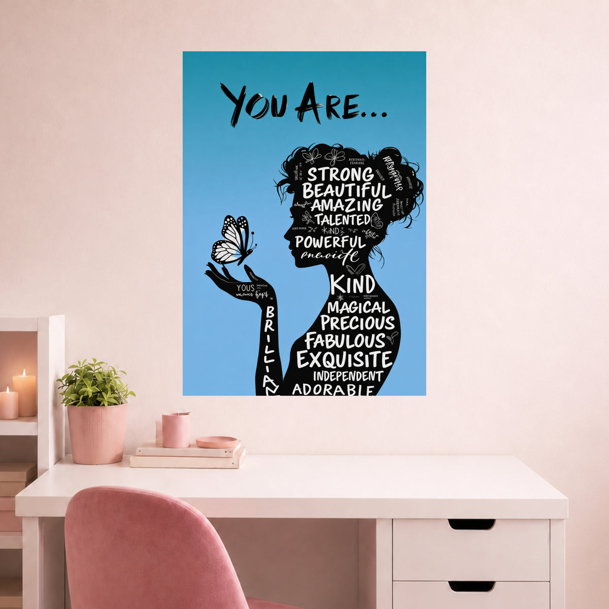 You Are Strong Beautiful Amazing | Inspirational Wall Poster | 1 Poster