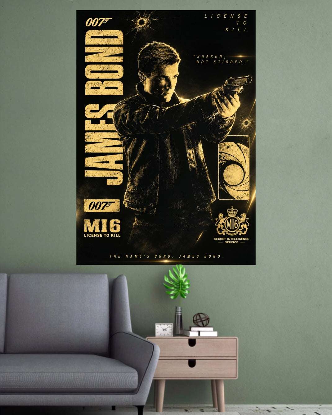 James Bond 007 | License to Kill Cinematic Wall Poster | 1 Poster