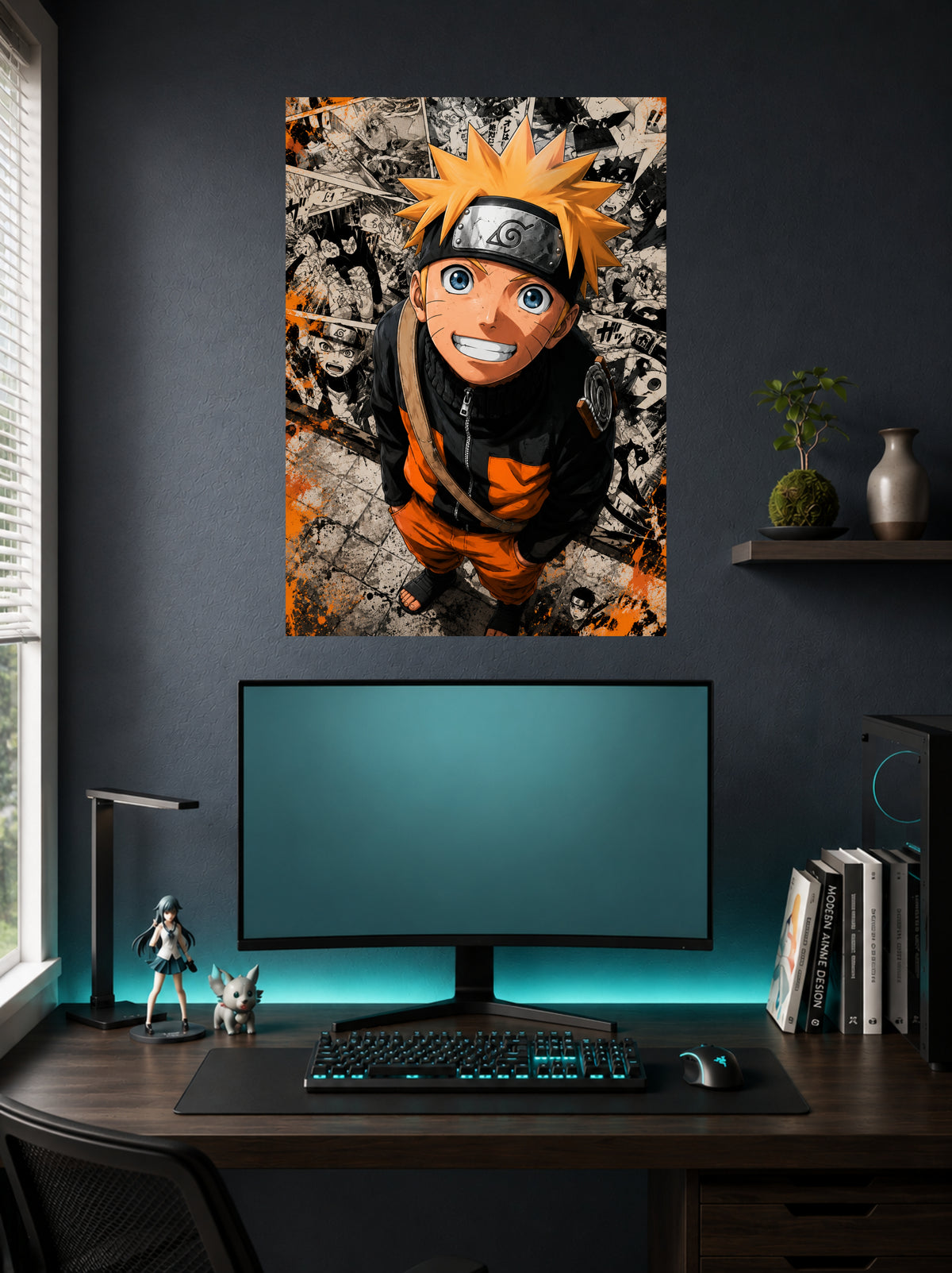 Naruto Uzumaki | Manga Style Anime Poster | 1 Poster