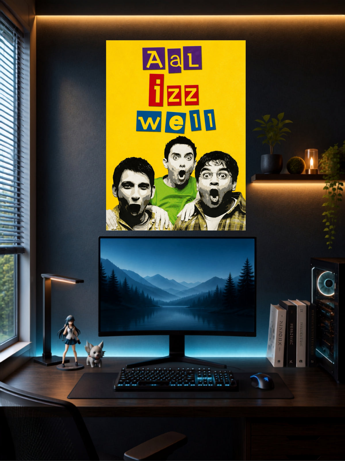 All Izz Well | 3 Idiots Wall Poster | 1 Poster