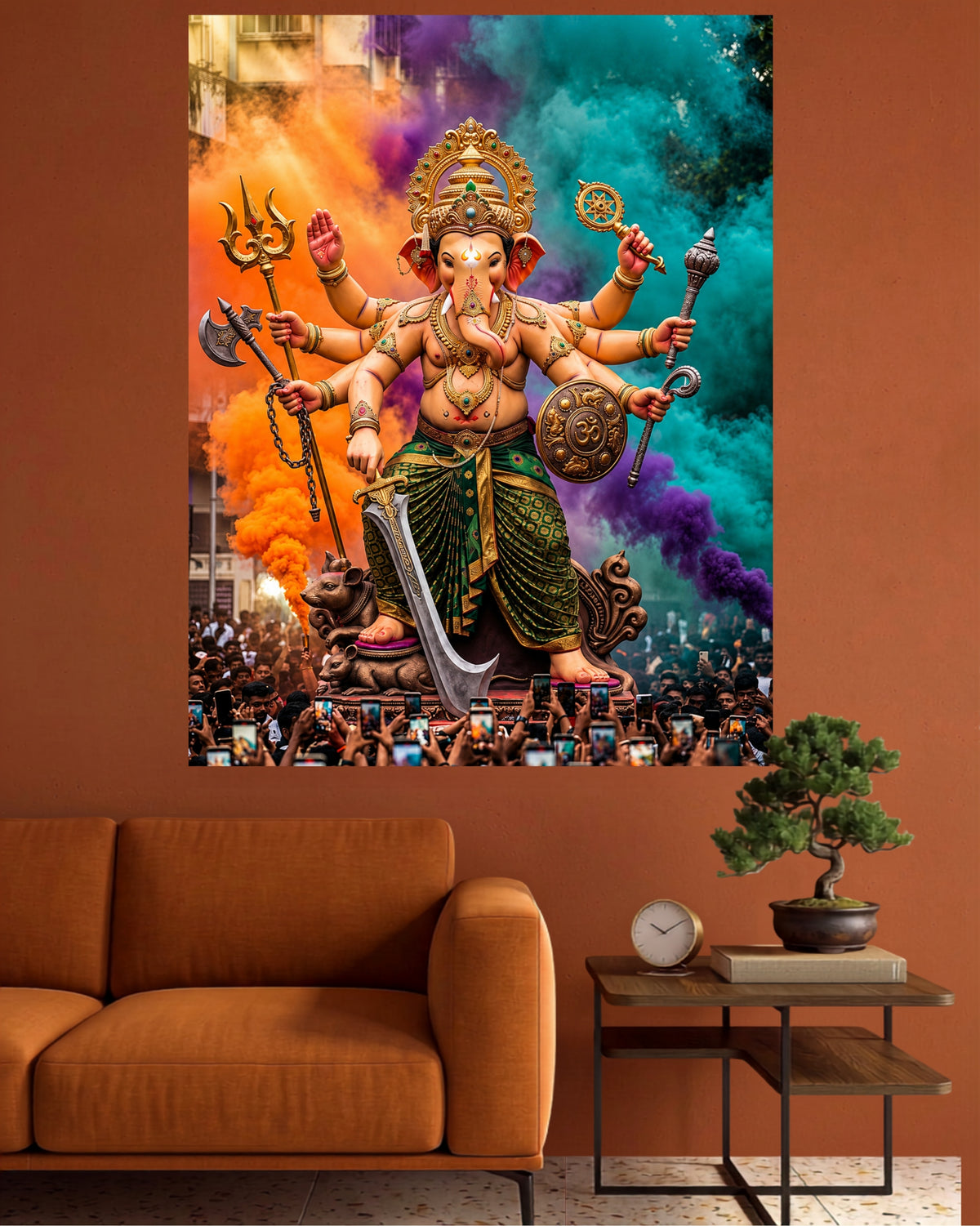 Mahashakti Ganesha | Divine Power Wall Poster | 1 Poster
