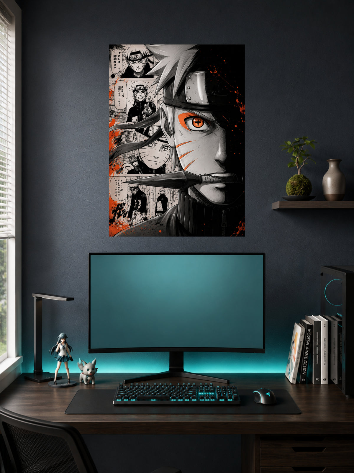 Naruto Uzumaki | Manga Style Anime Poster | 1 Poster