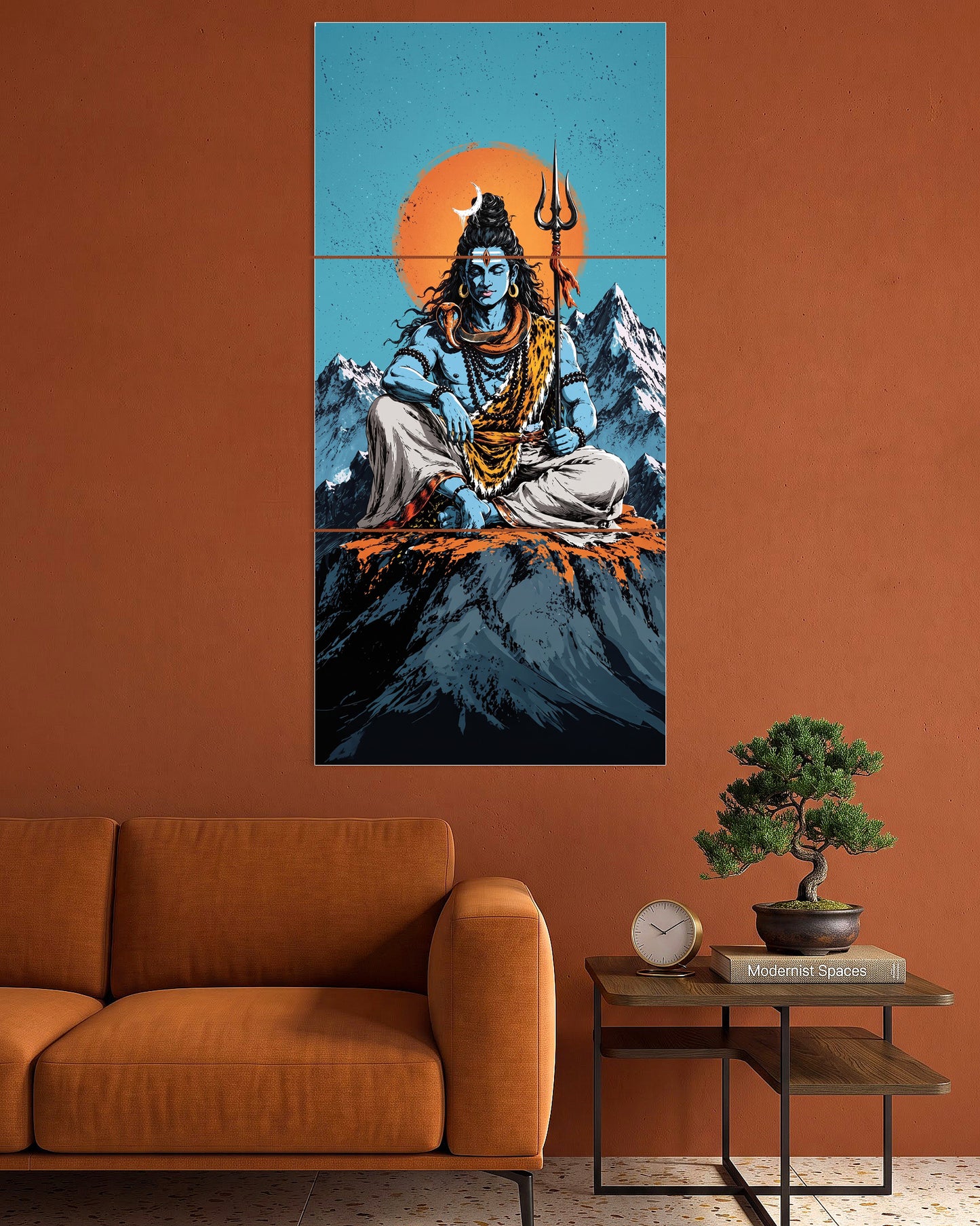 Lord Shiva | Pop Art Himalayan Poster | 3 Poster