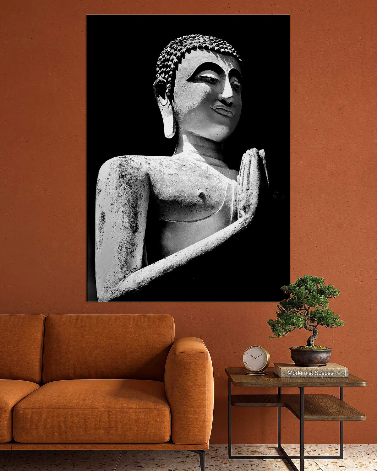 Buddha | Black & White Wall Poster | 1 Poster