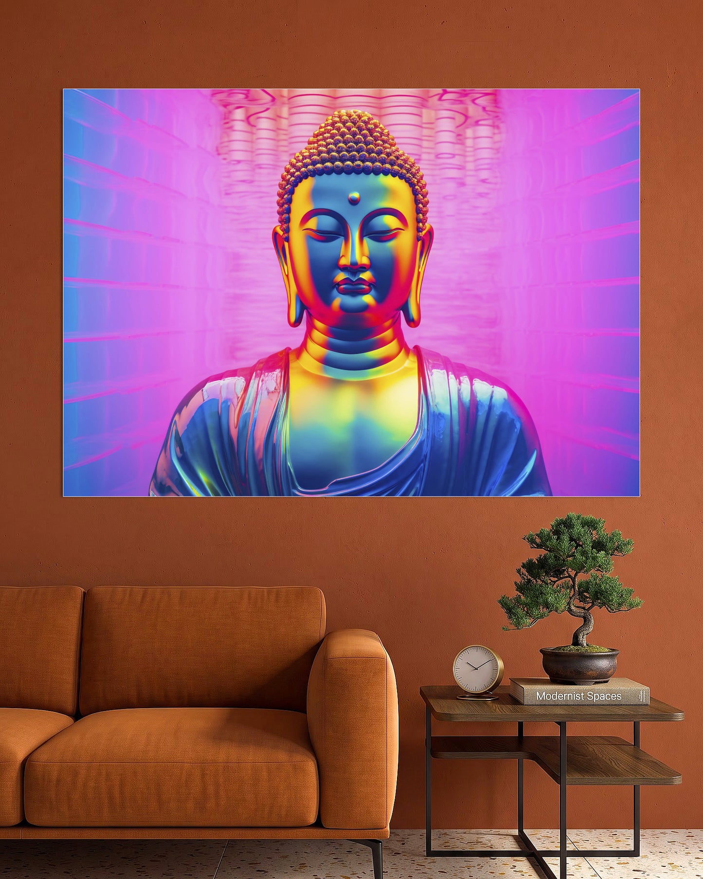 Buddha | Colorful Meditation Wall Poster | 1 Poster