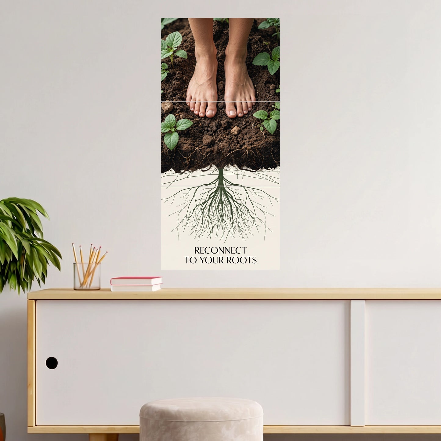 Reconnect to Your Roots | Motivational Wall Poster | 3 Poster