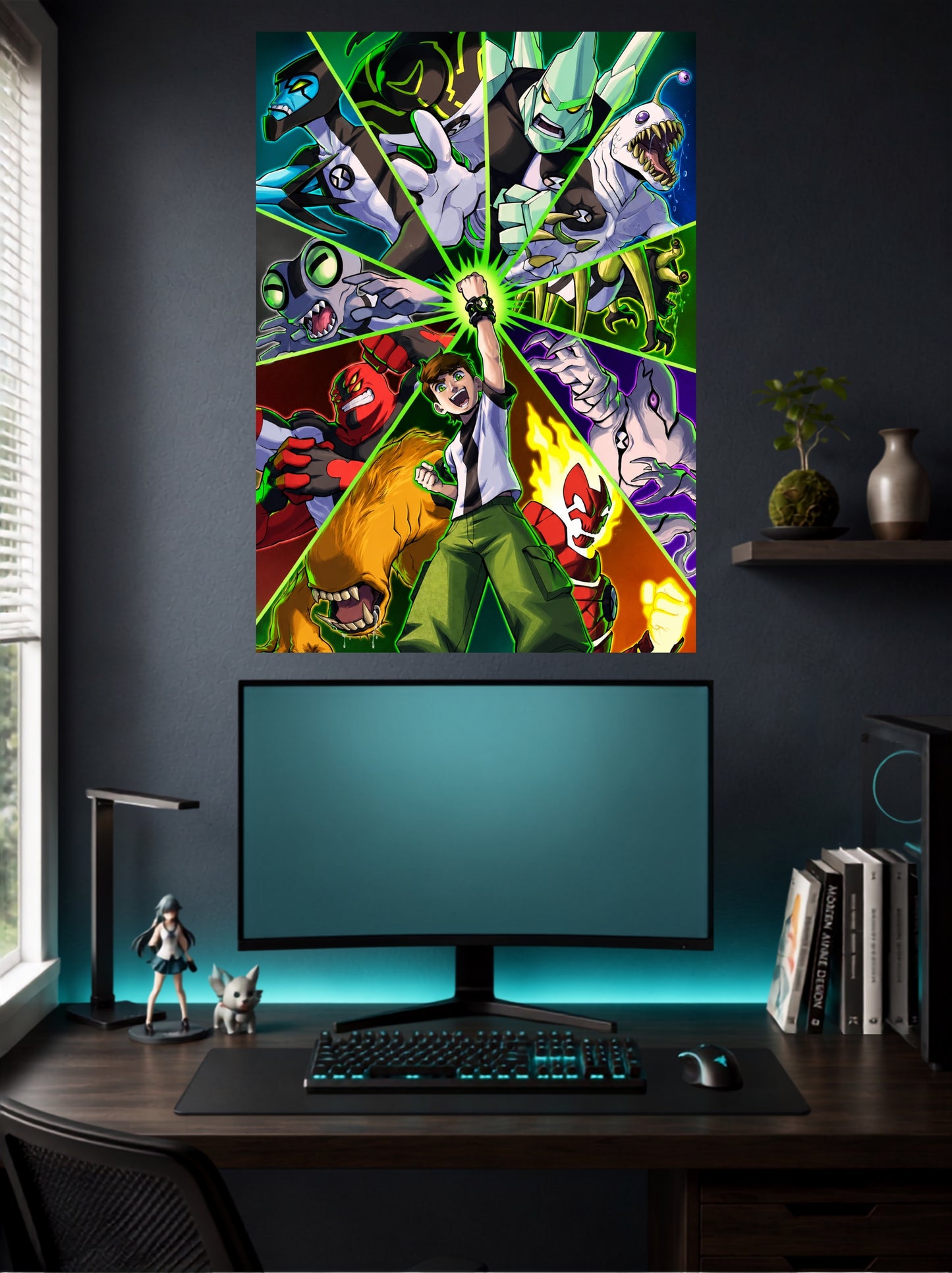 Ben 10 Alien Force | Omnitrix Heroes Cartoon Wall Poster | 1 Poster