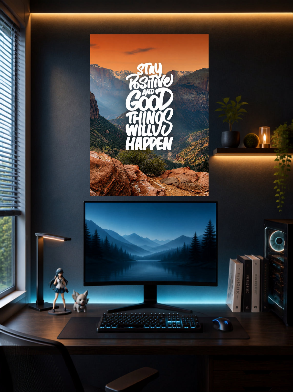 Stay Positive and Good Things Will Happen | Quote Wall Poster | 1 Poster