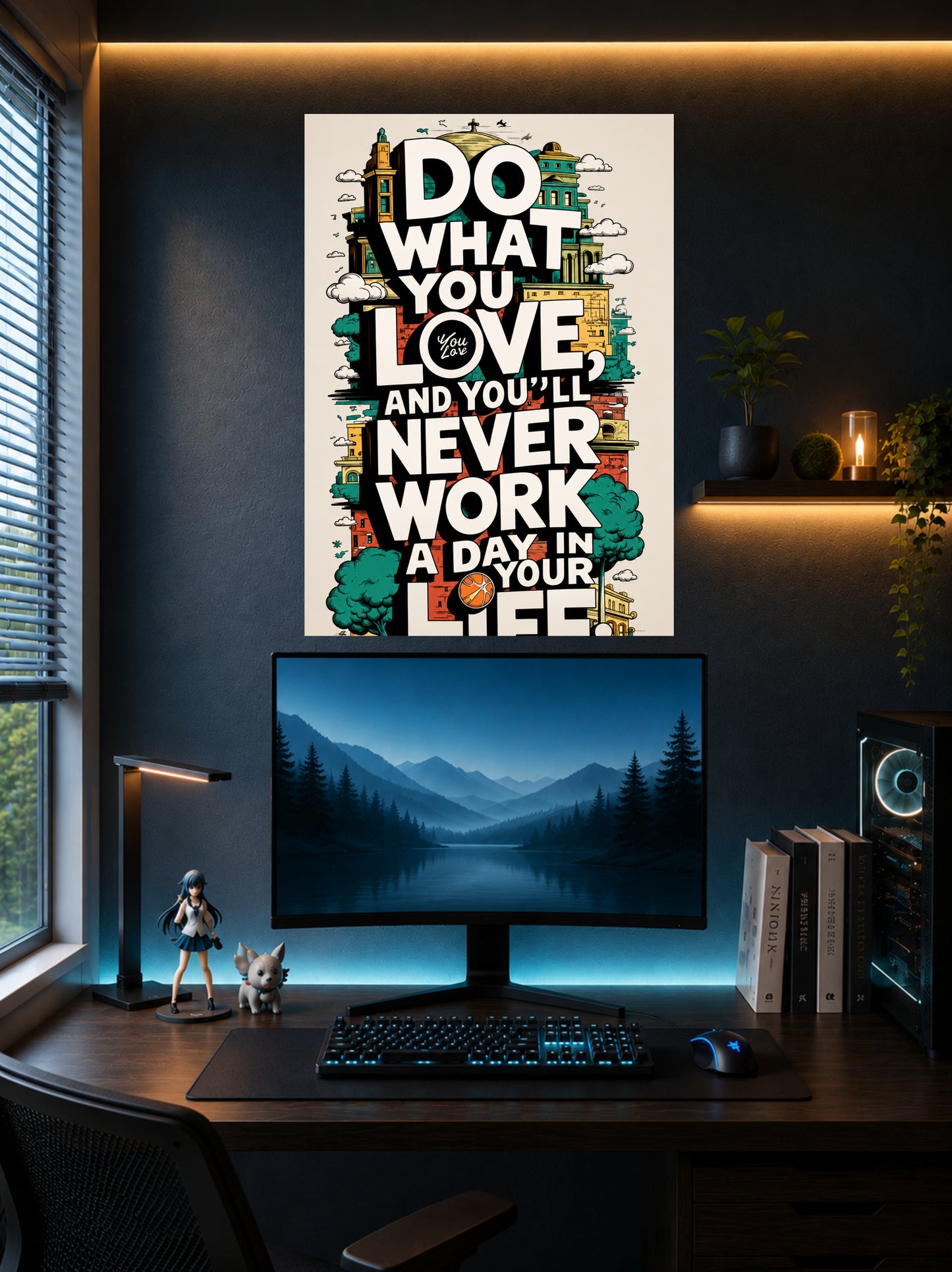Do What You Love | Inspirational Wall Poster | 1 Poster