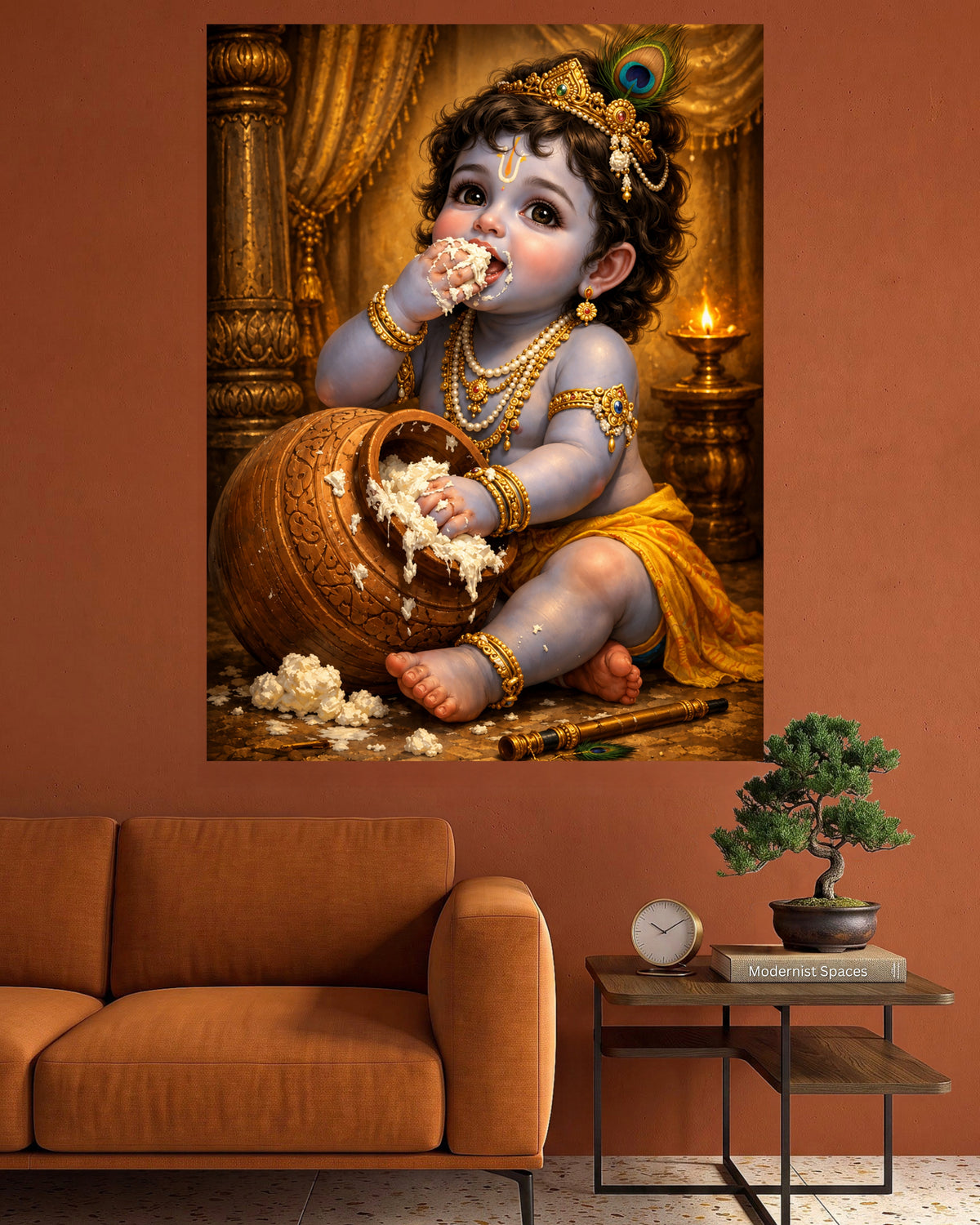 Bal Krishna | Makhan Chor Wall Poster | 1 Poster