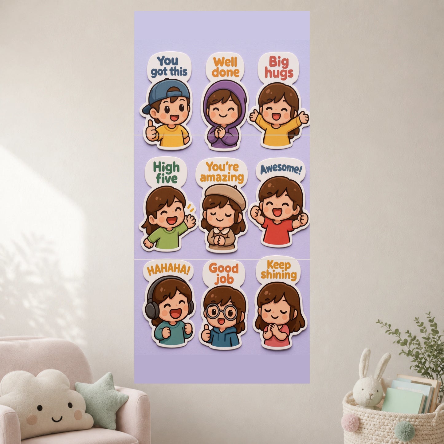 Positive Encouragement Quotes | Kids Motivational | 3 Posters