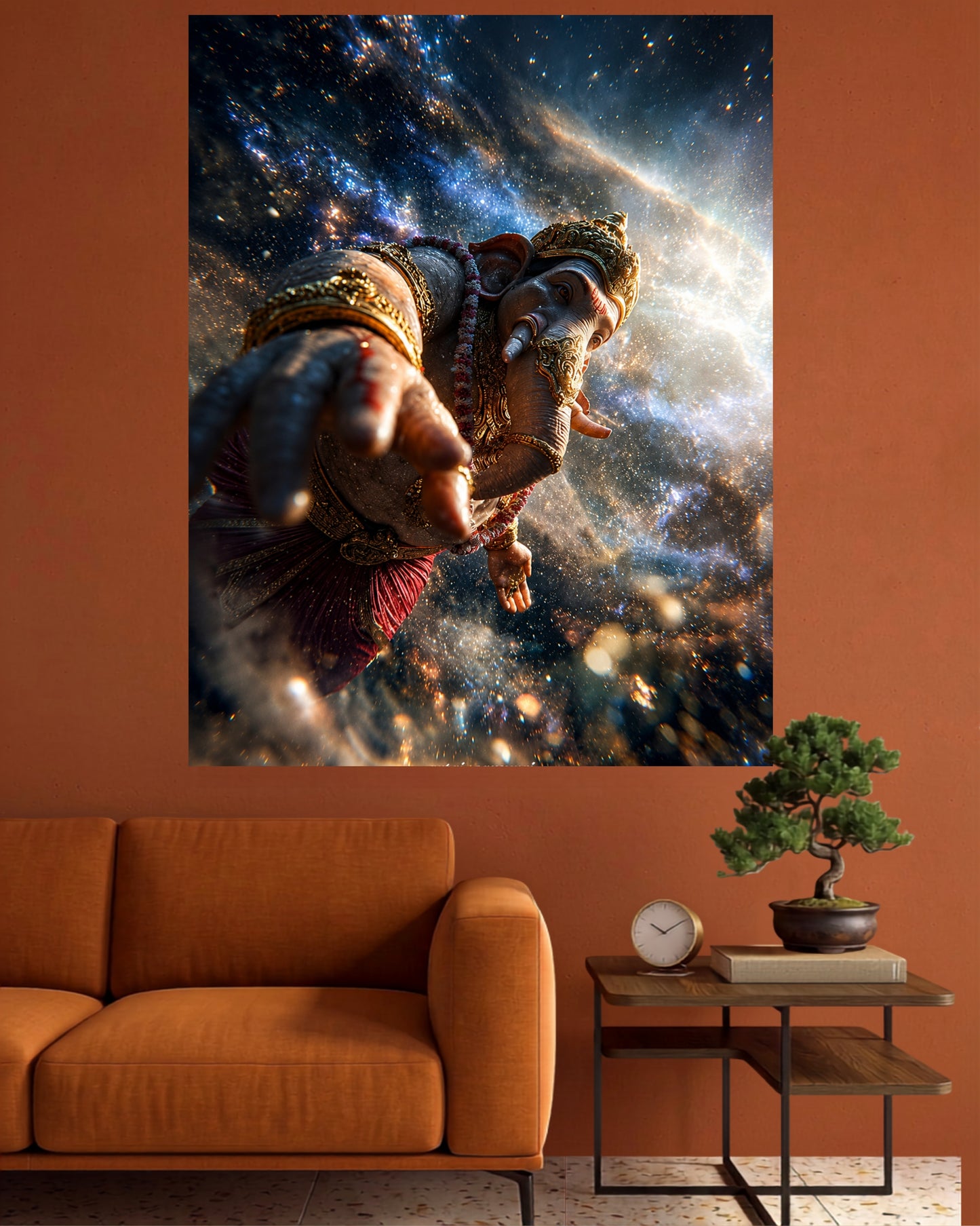 Mystic Ganesha | Om Divine Wall Poster | 1 Poster