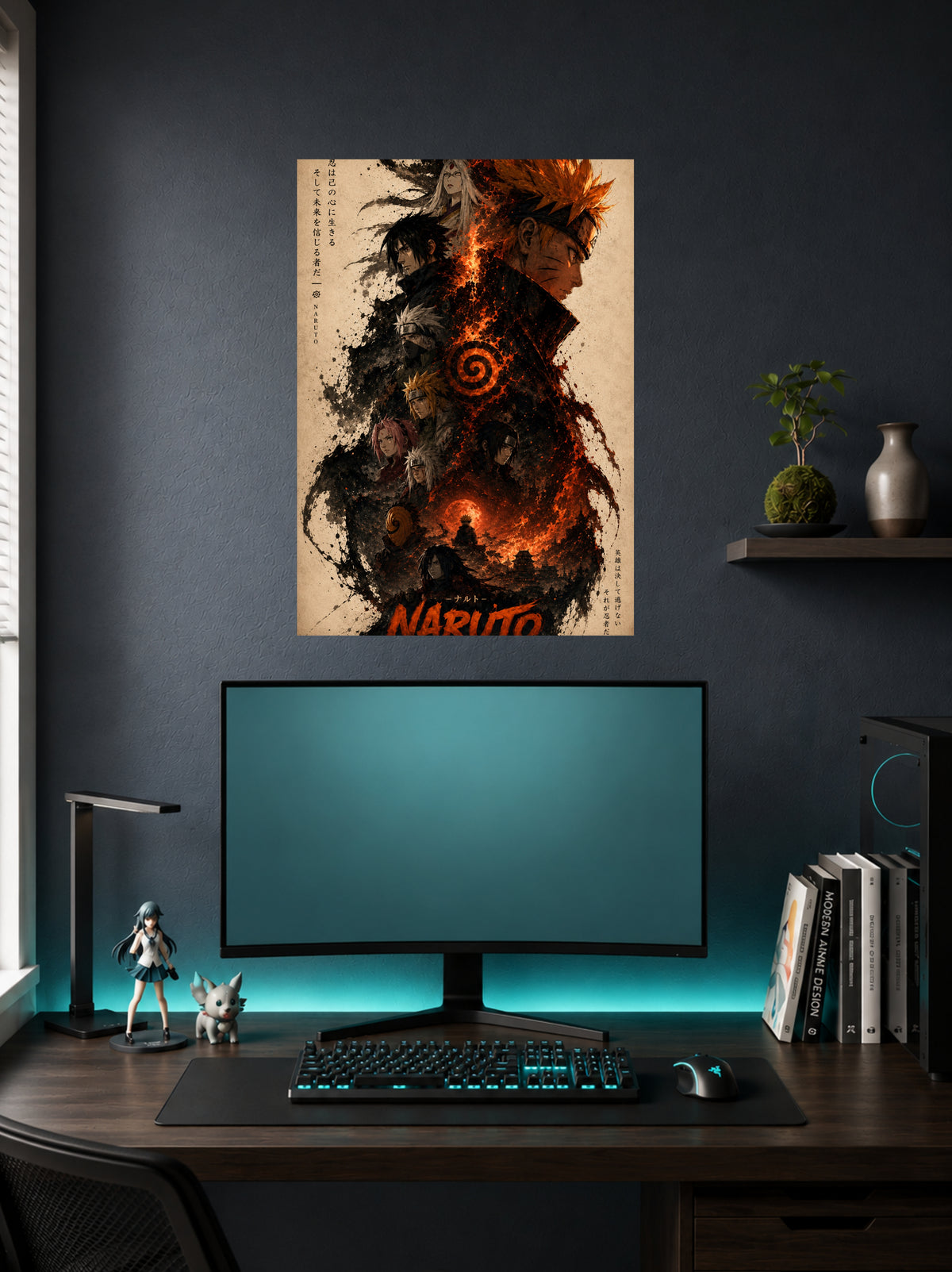 Naruto Uzumaki | Ink Art Anime Poster | 1 Poster