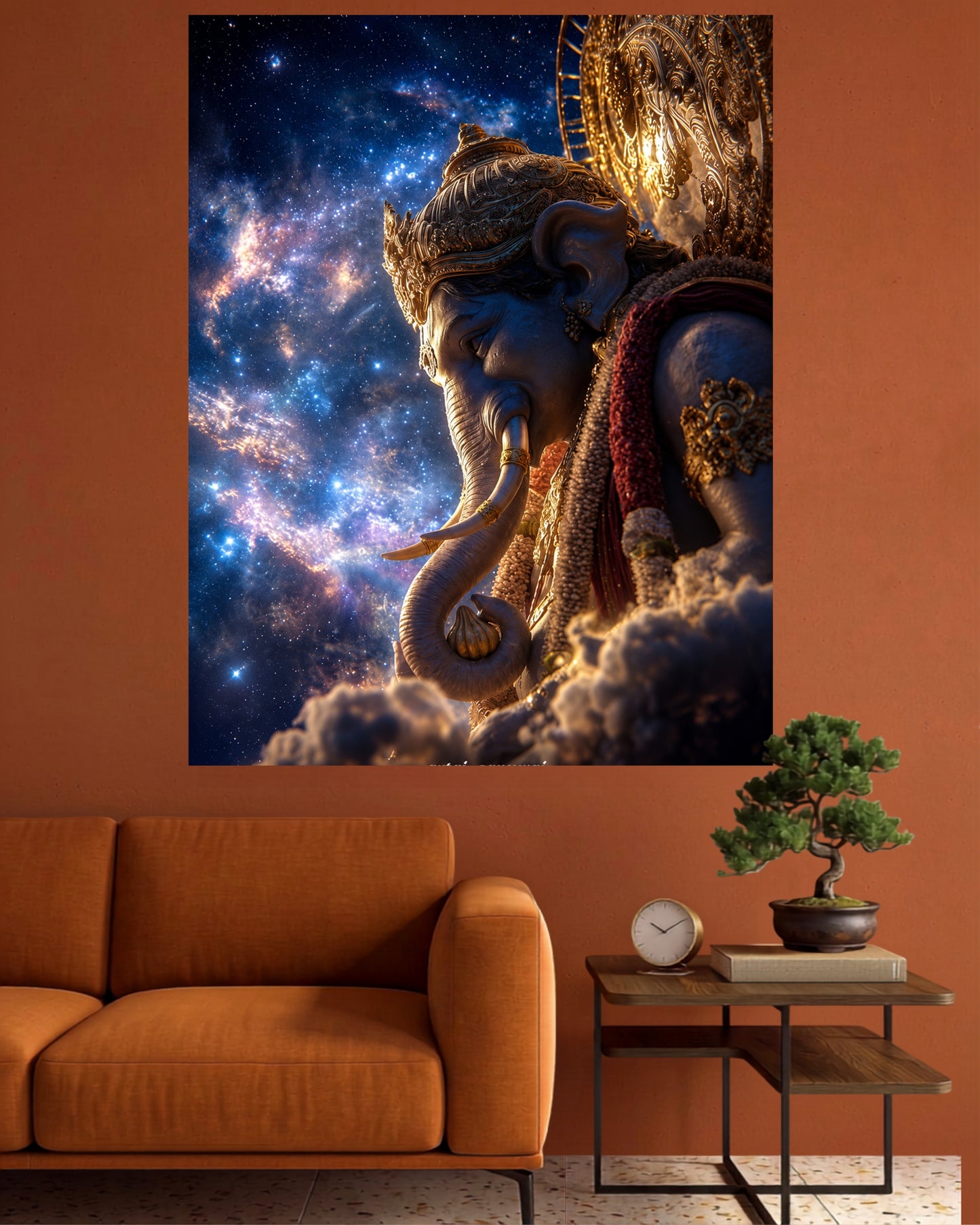 Cosmic Ganesha | Divine Universe Wall Poster | 1 Poster