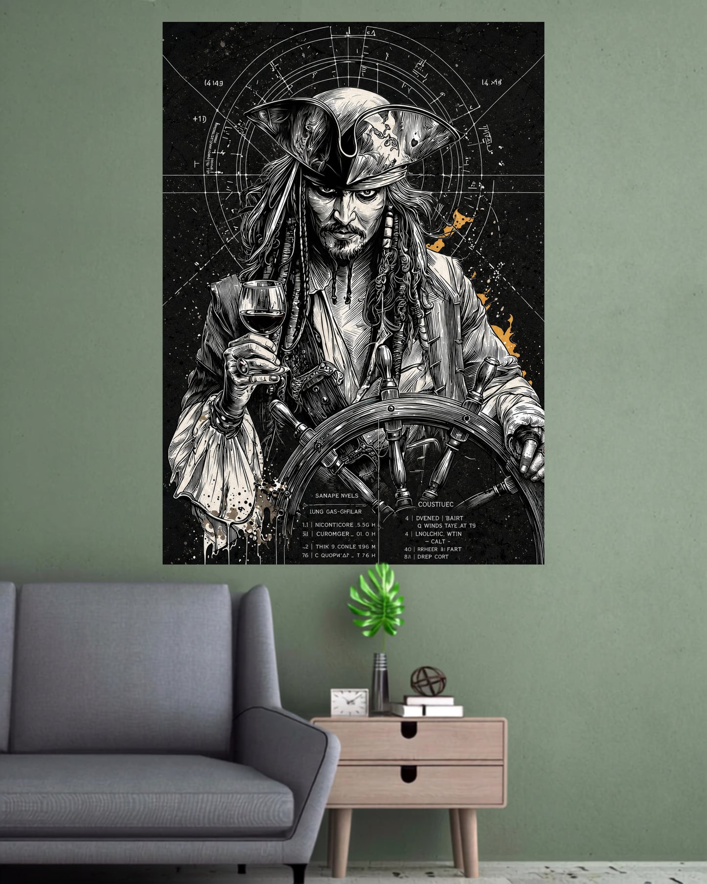 Jack Sparrow | Pirate Wall Poster | 1 Poster
