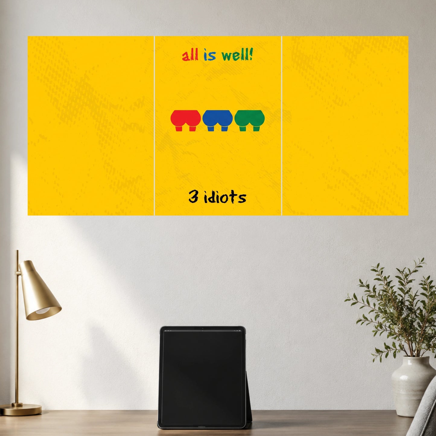 3 Idiots All Is Well | Bollywood Movie Wall Poster | 3 Posters