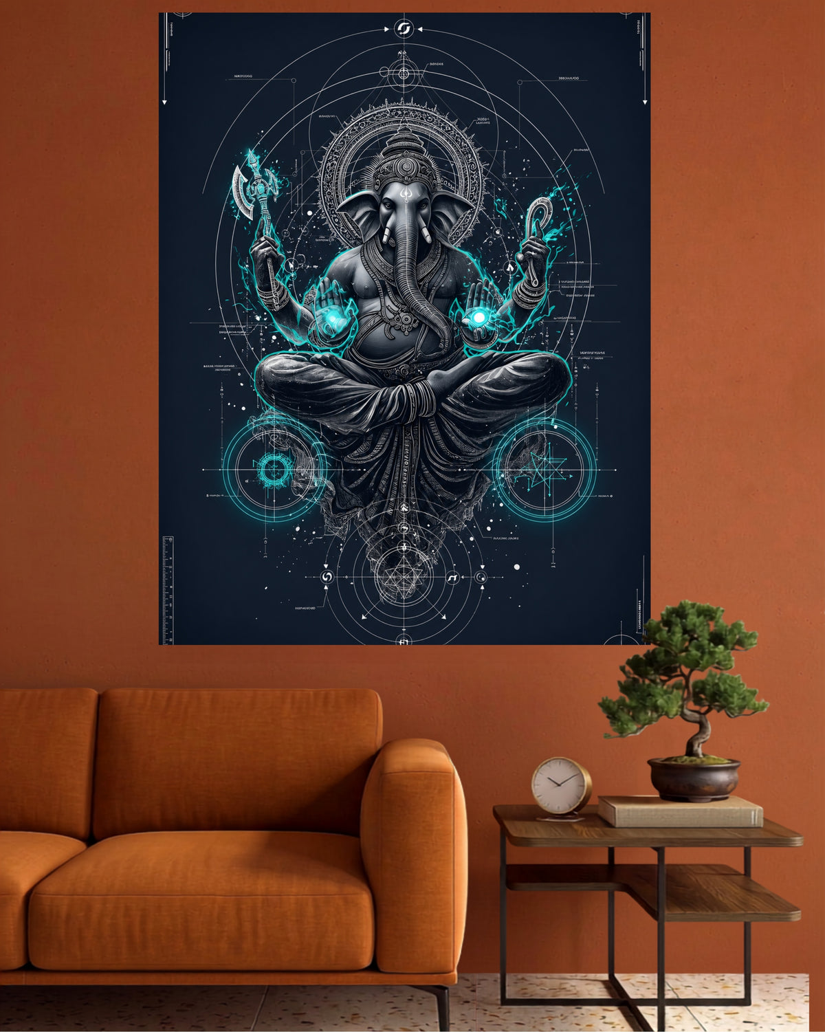 Divine Ganesha | Spiritual Wall Poster | 1 Poster