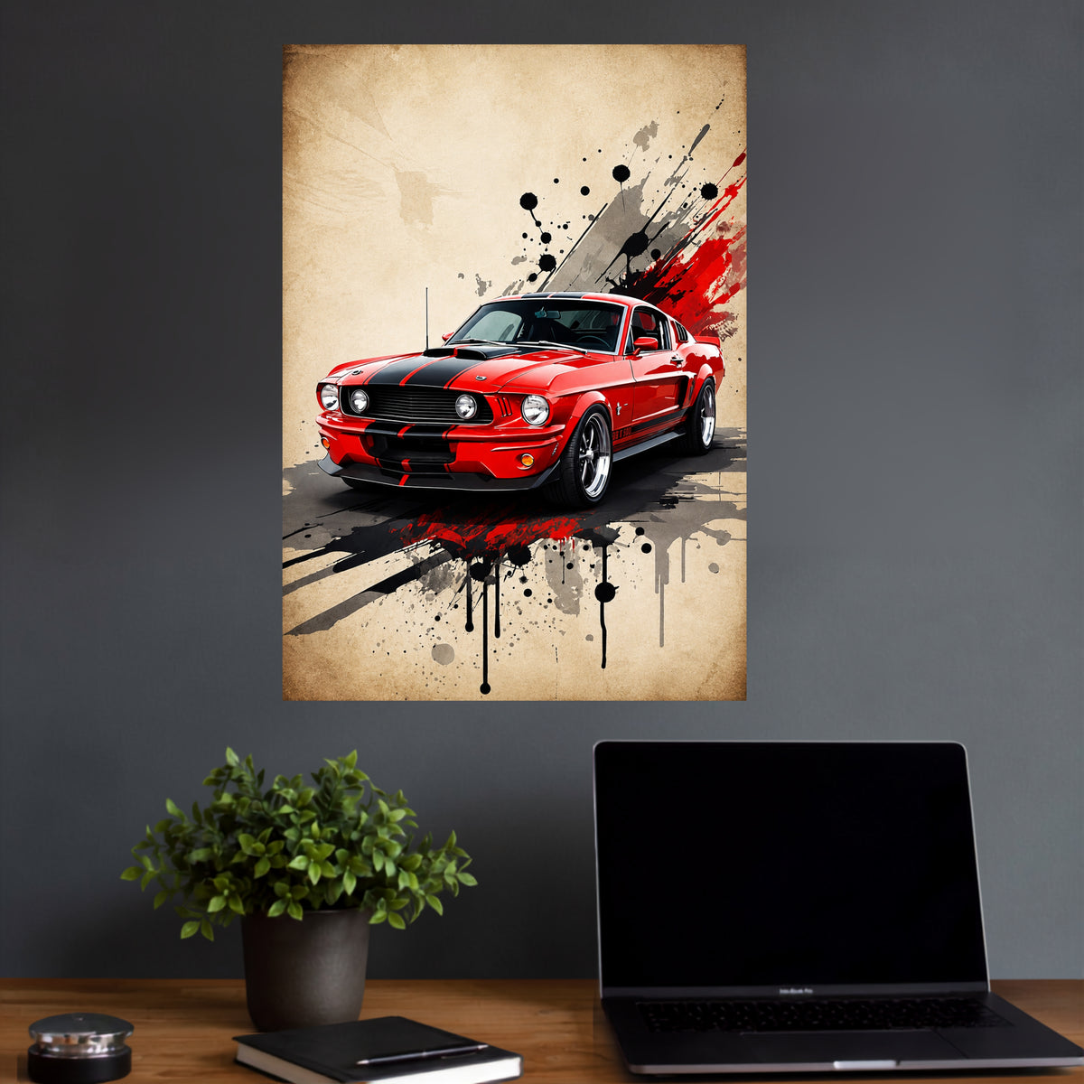 Classic Mustang | Muscle Car Wall Poster | 1 Poster
