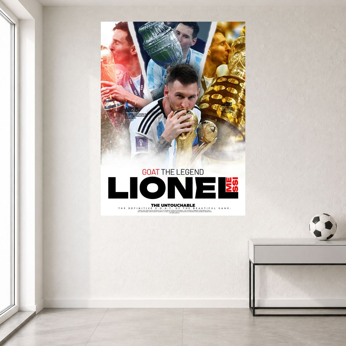Lionel Messi | GOAT Football | 1 Poster