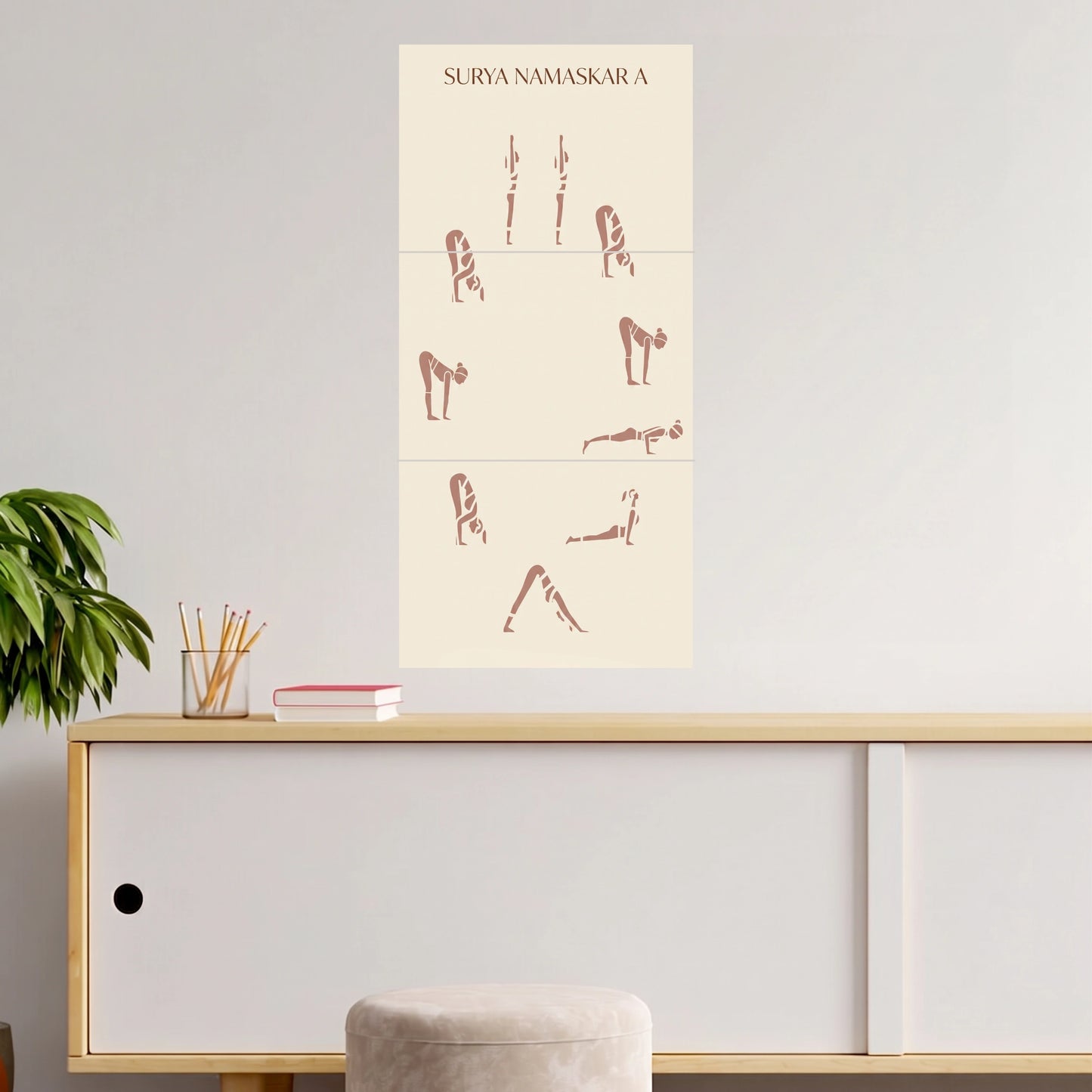 Surya Namaskar | Yoga Wall Poster | 3 Posters