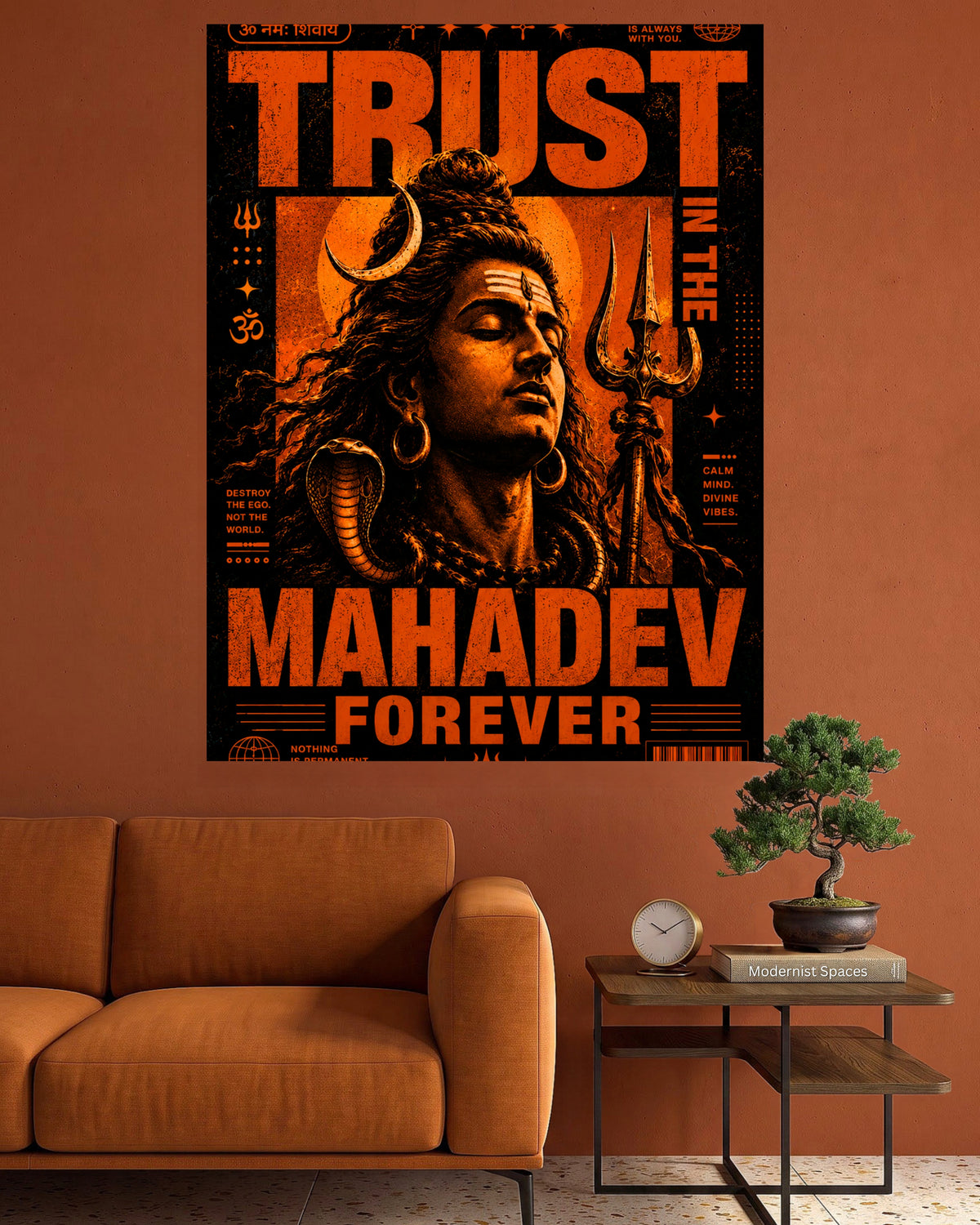 Mahadev | Lord Shiva Spiritual Wall Poster | 1 Poster