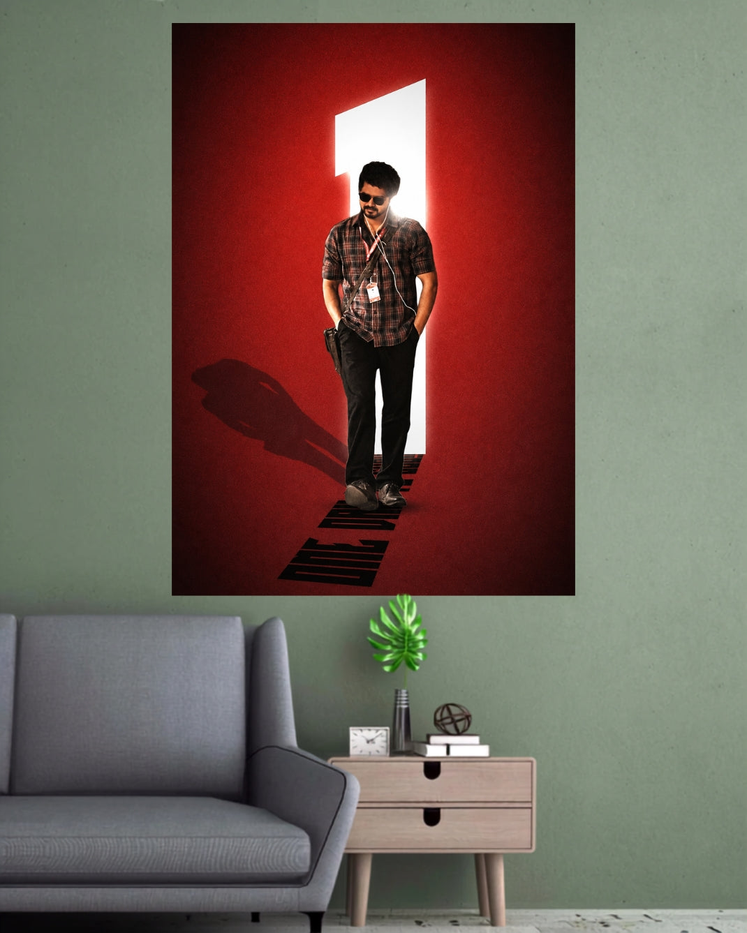 Thalapathy Vijay | Master JD Number 1 Cinematic Wall Poster | 1 Poster