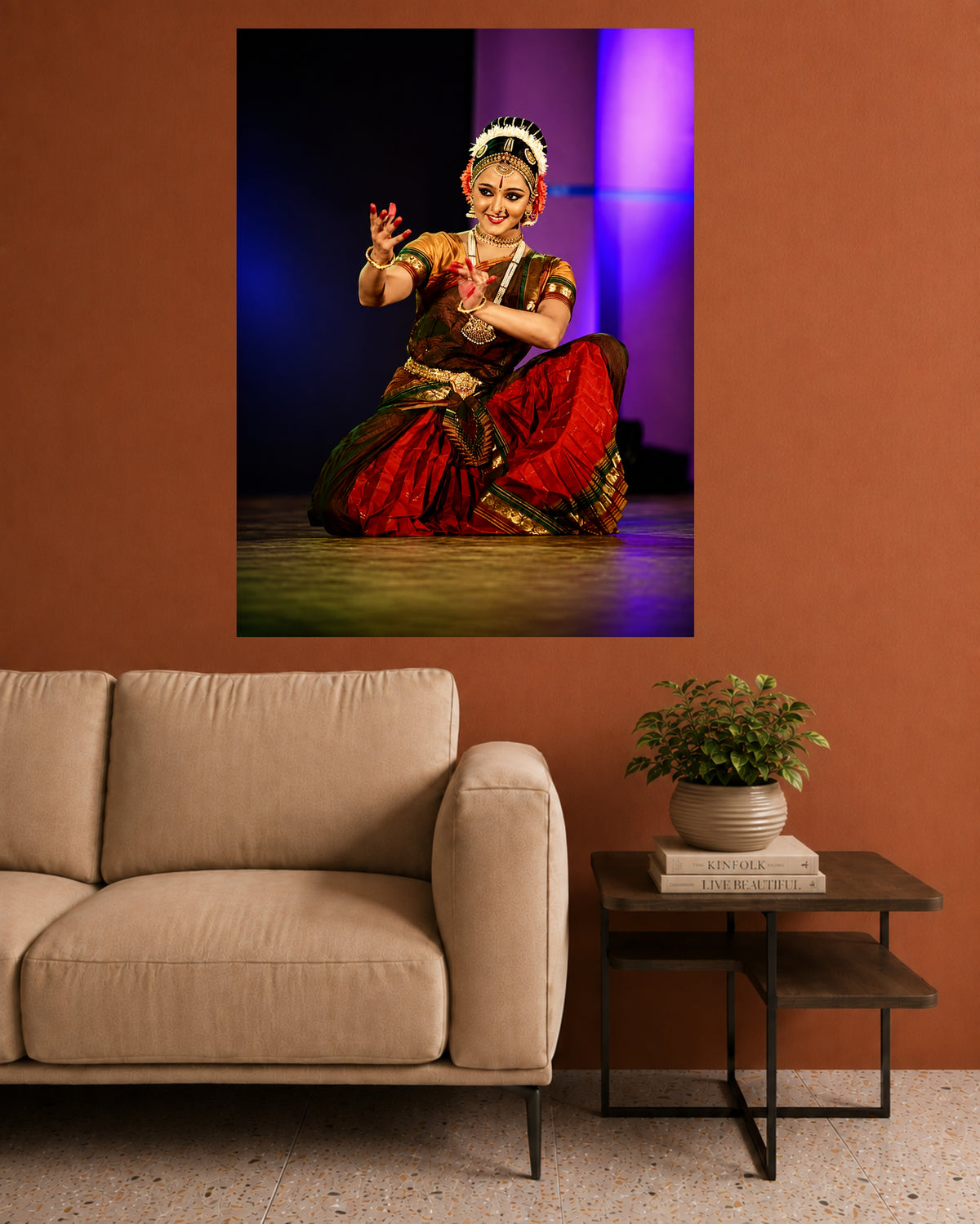 Indian Classical Dancer | Traditional Dance Wall Poster | 1 Poster