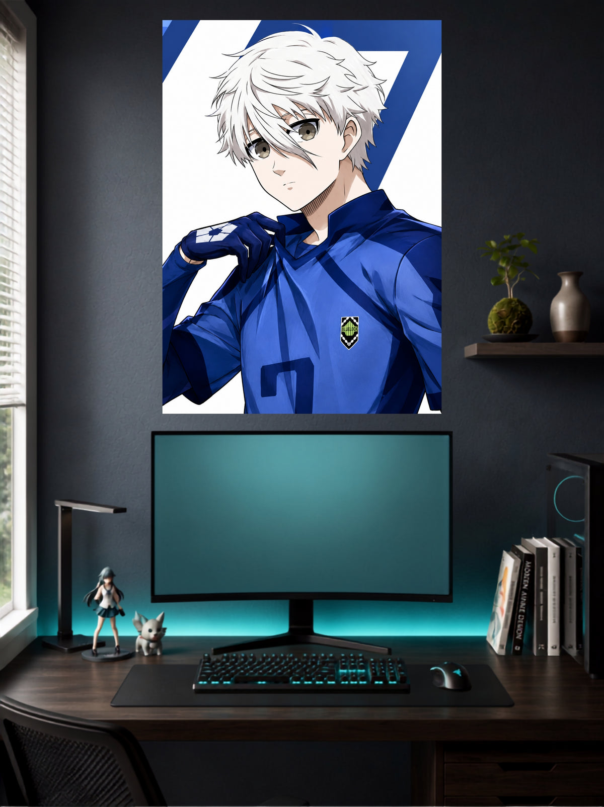 Seishiro Nagi | Blue Lock Anime Football Wall Poster | 1 Poster