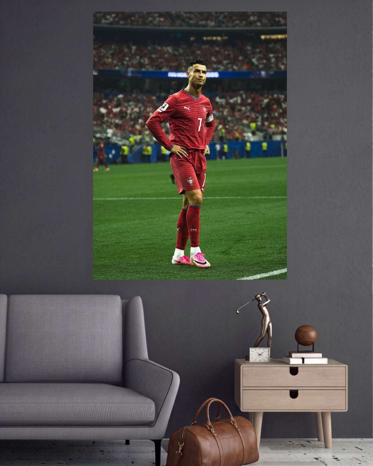 Ronaldo 7 Portugal | Football Star Wall Poster | 1 Poster