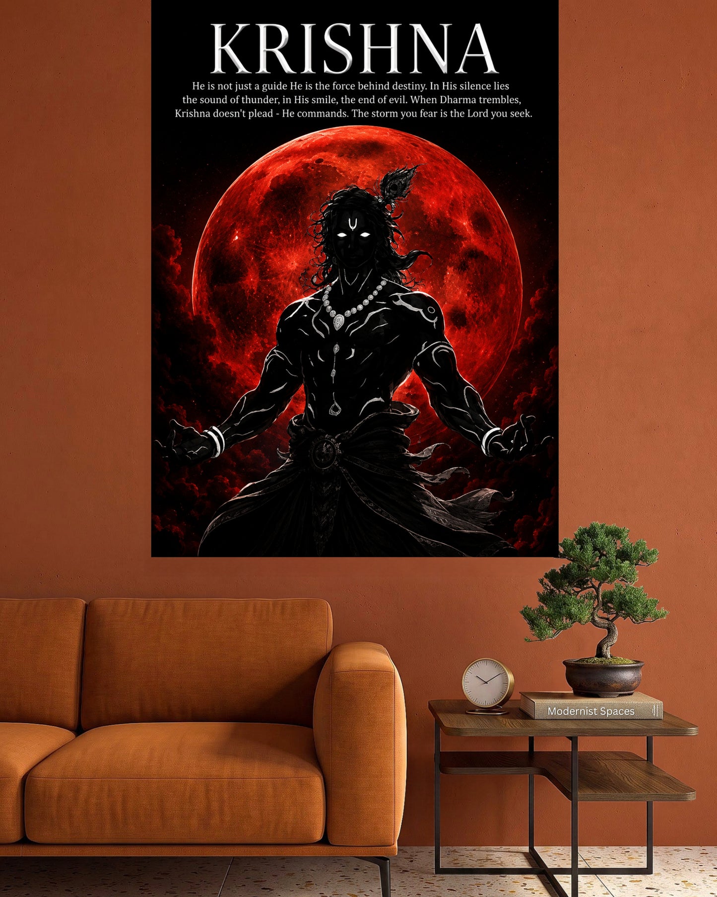 Lord Krishna | Divine Krishna Wall Poster | 1 Poster