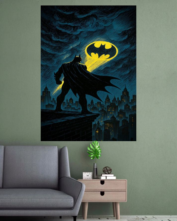 Batman Gotham City | Superhero Movie Wall Poster | 1 Poster