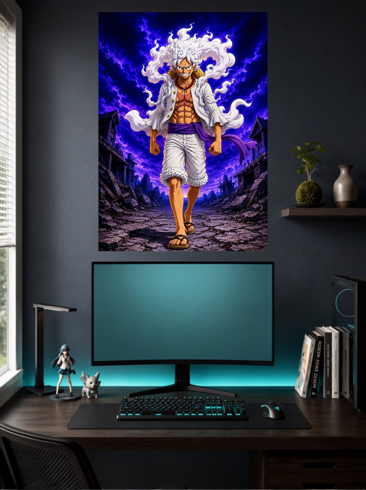 Luffy Gear 5 | One Piece Anime Power Wall Poster | 1 Poster