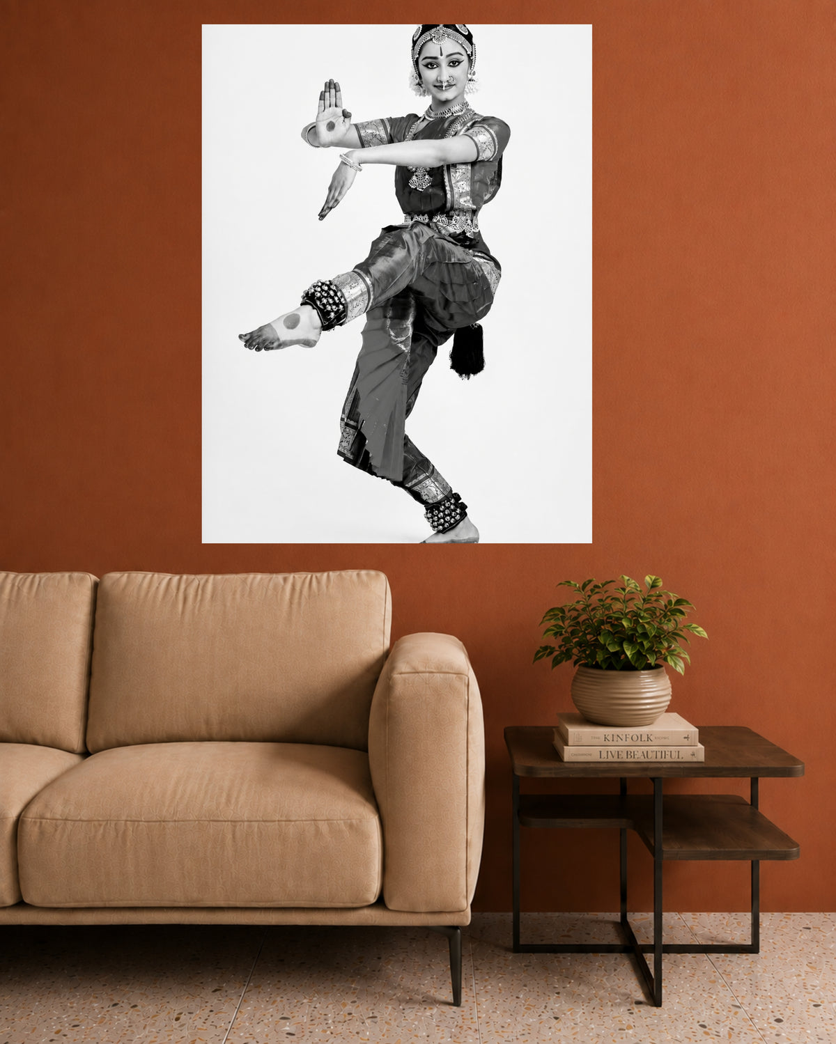 Bharatanatyam Dancer | Indian Classical Dance Wall Poster | 1 Poster