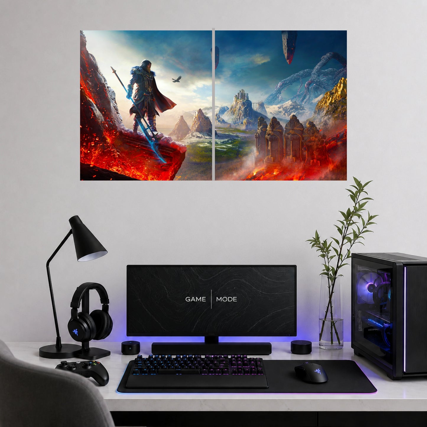 Assassin's Creed Valhalla | 2 Poster Split Wall Art