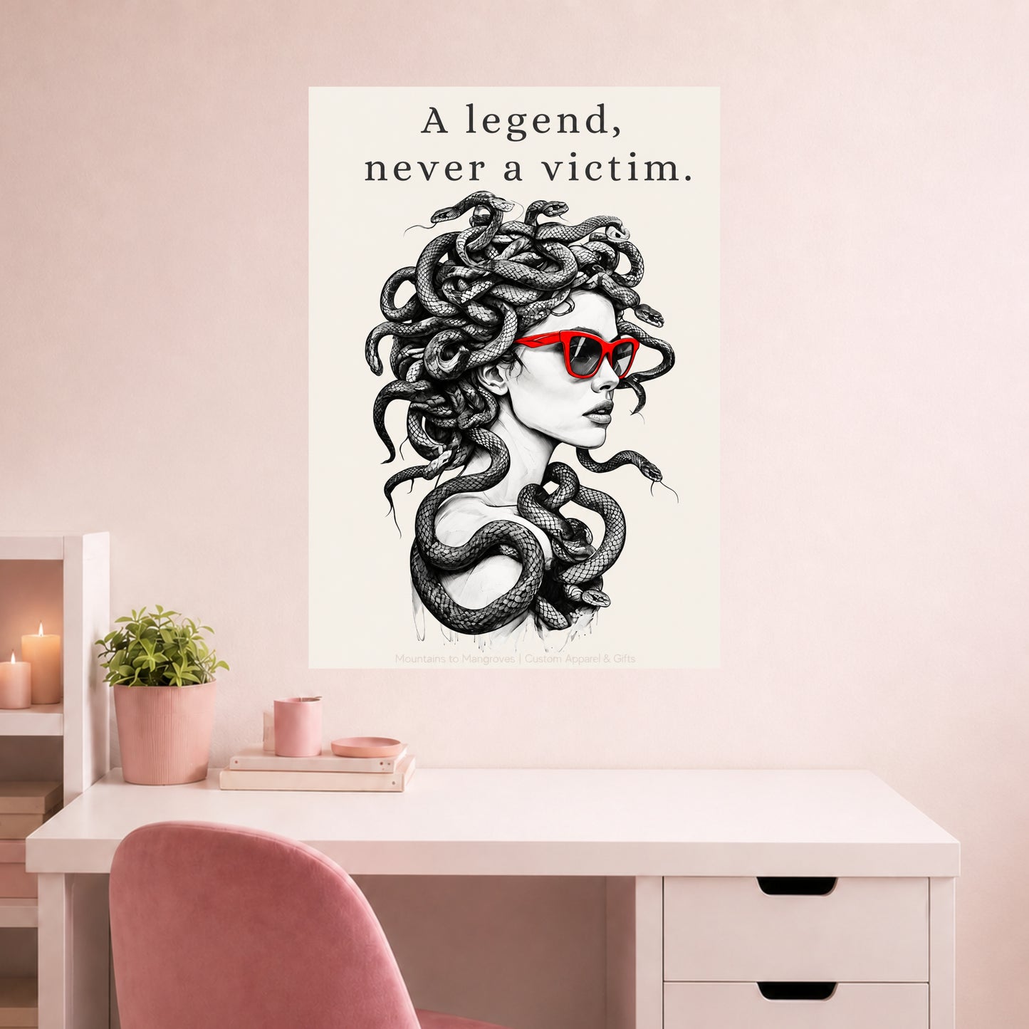 Legend Never a Victim Medusa Poster | 1 Poster