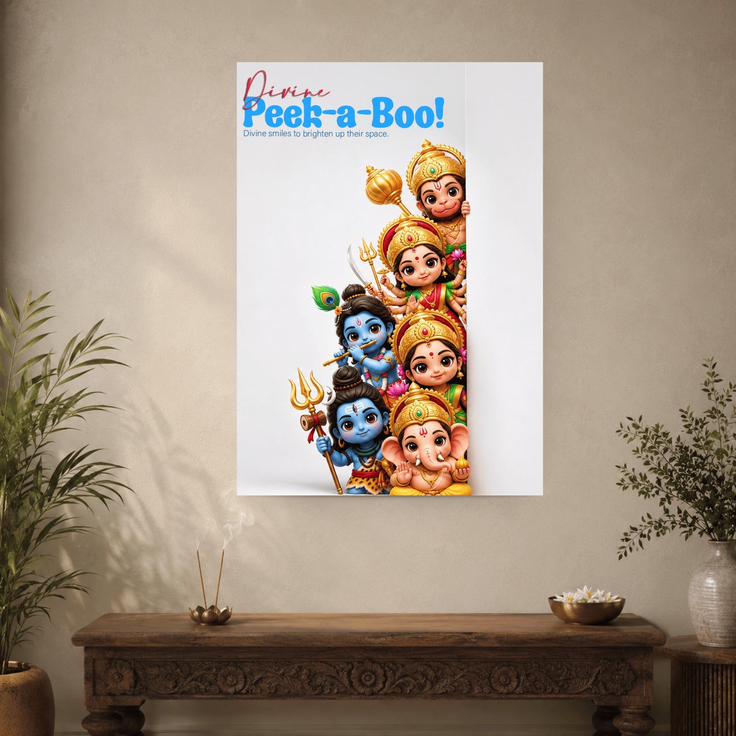 Divine Peek-a-Boo Wall Poster | 1 Poster