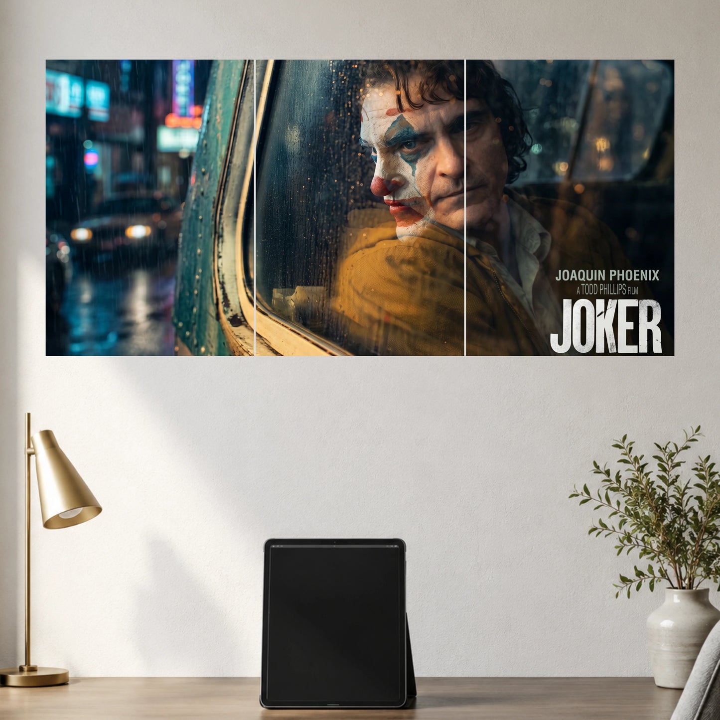 Dark Clown in Rainy City | Cinematic Movie Wall Poster | 3 Posters