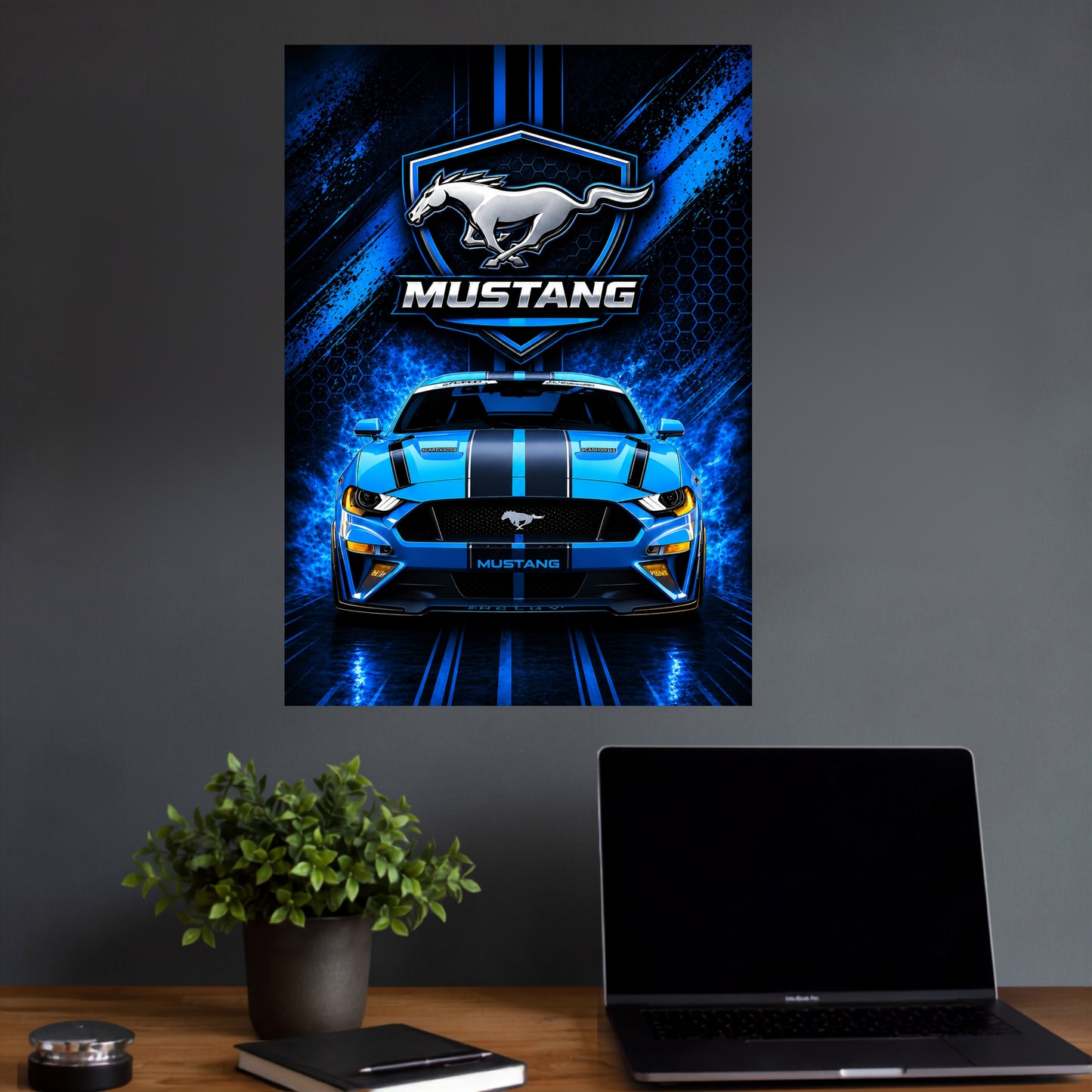 Mustang | Sports Car Wall Poster | 1 Poster