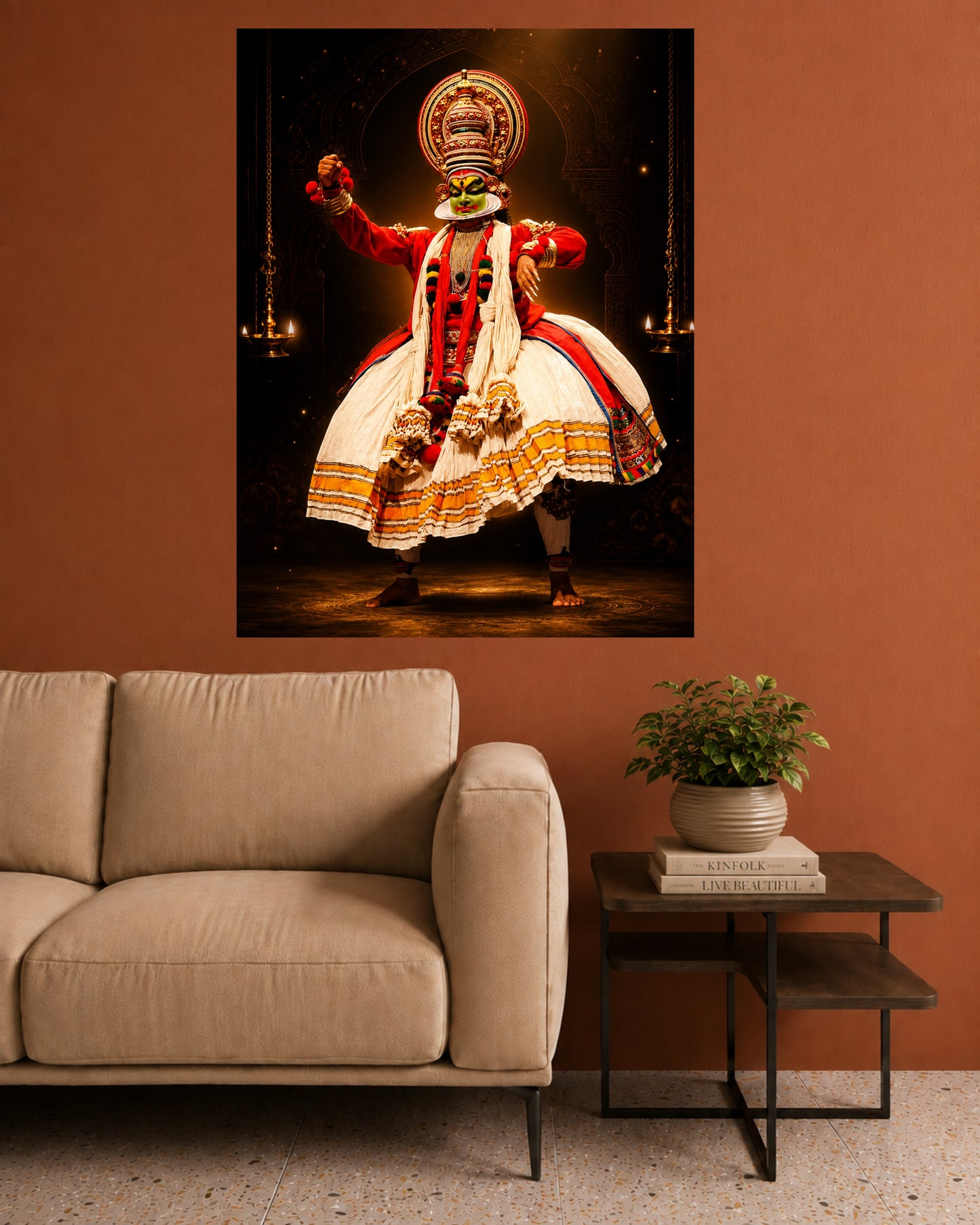 Kathakali | Kerala Classical Dance Wall Poster | 1 Poster