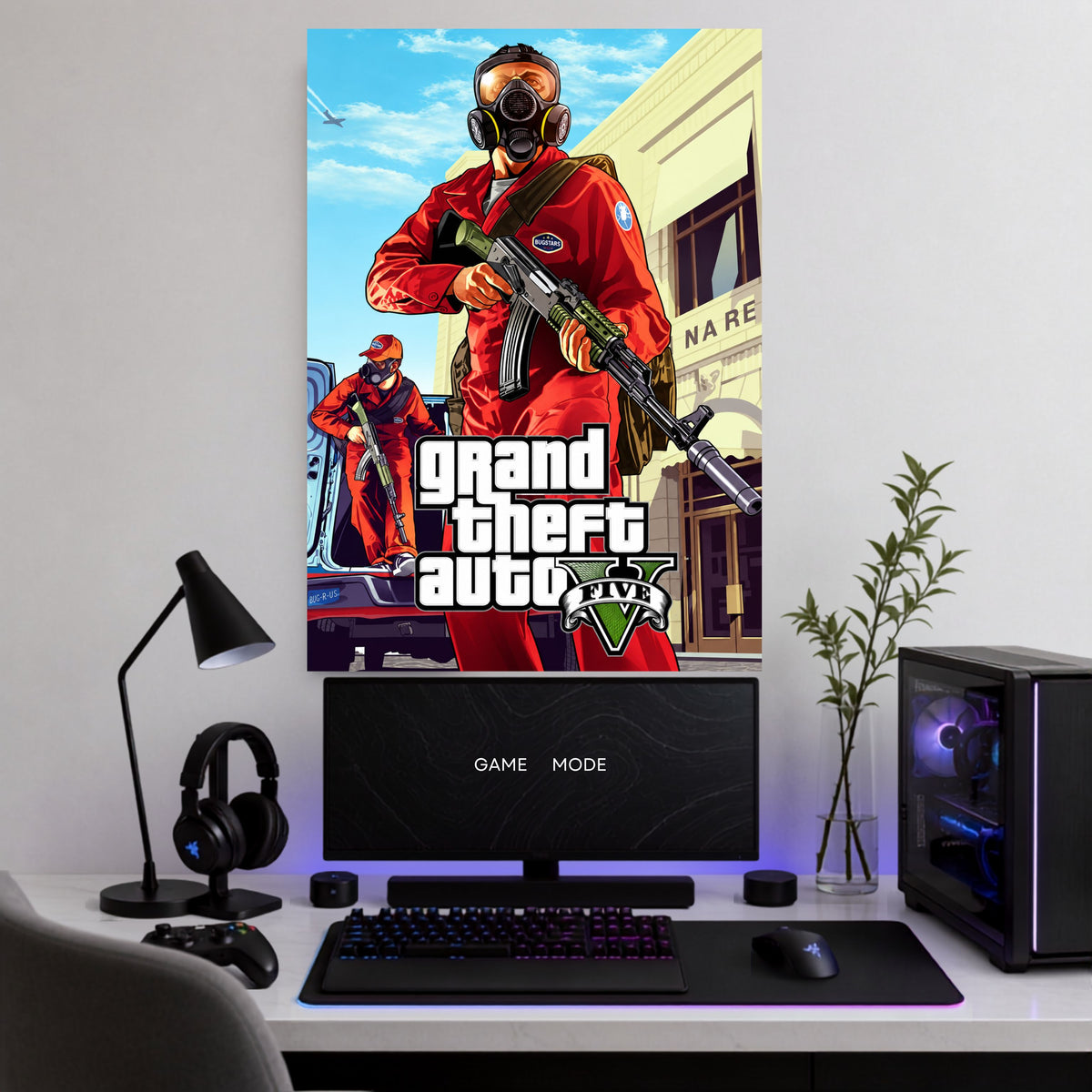 Grand Theft Auto V | GTA 5 Heist Gaming Wall Poster | 1 Poster