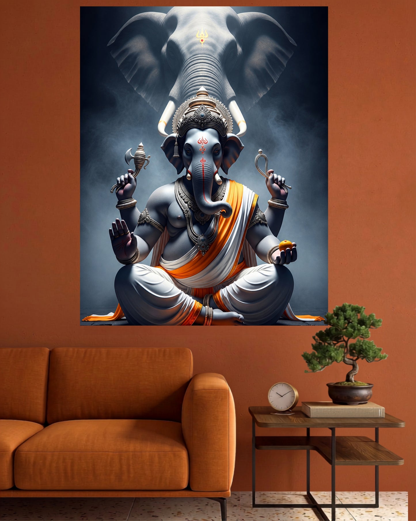 Warrior Ganesha | Divine Power Wall Poster | 1 Poster