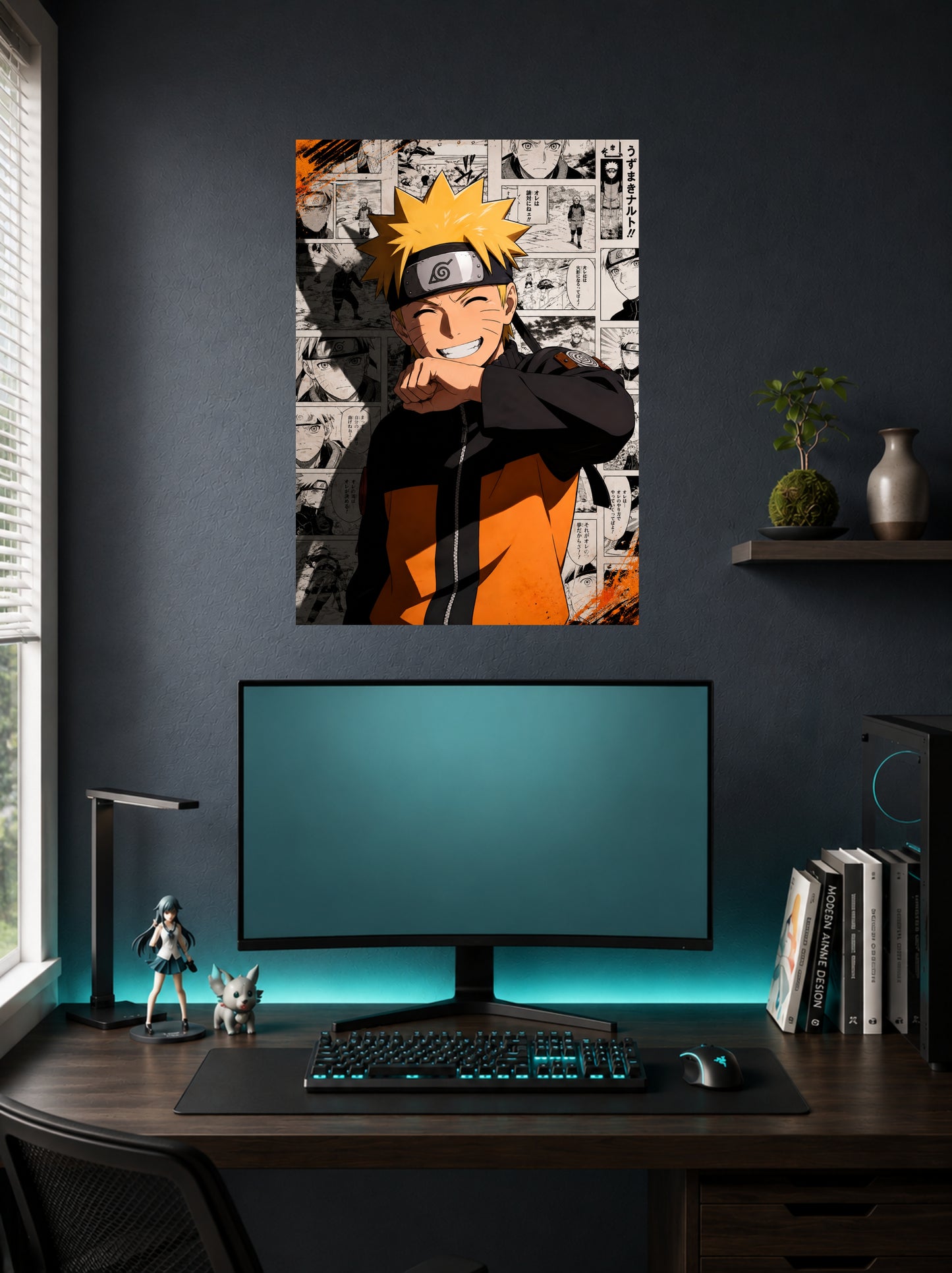 Naruto Uzumaki | Manga Style Anime Poster | 1 Poster