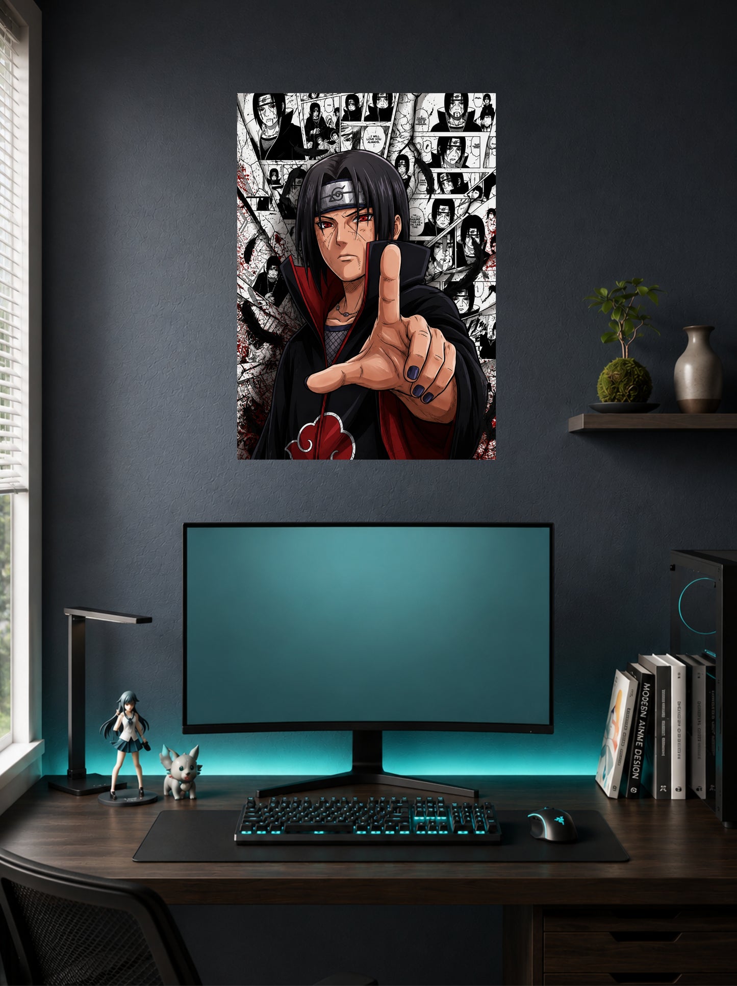 Itachi Uchiha | Manga Style Anime Poster | 1 Poster