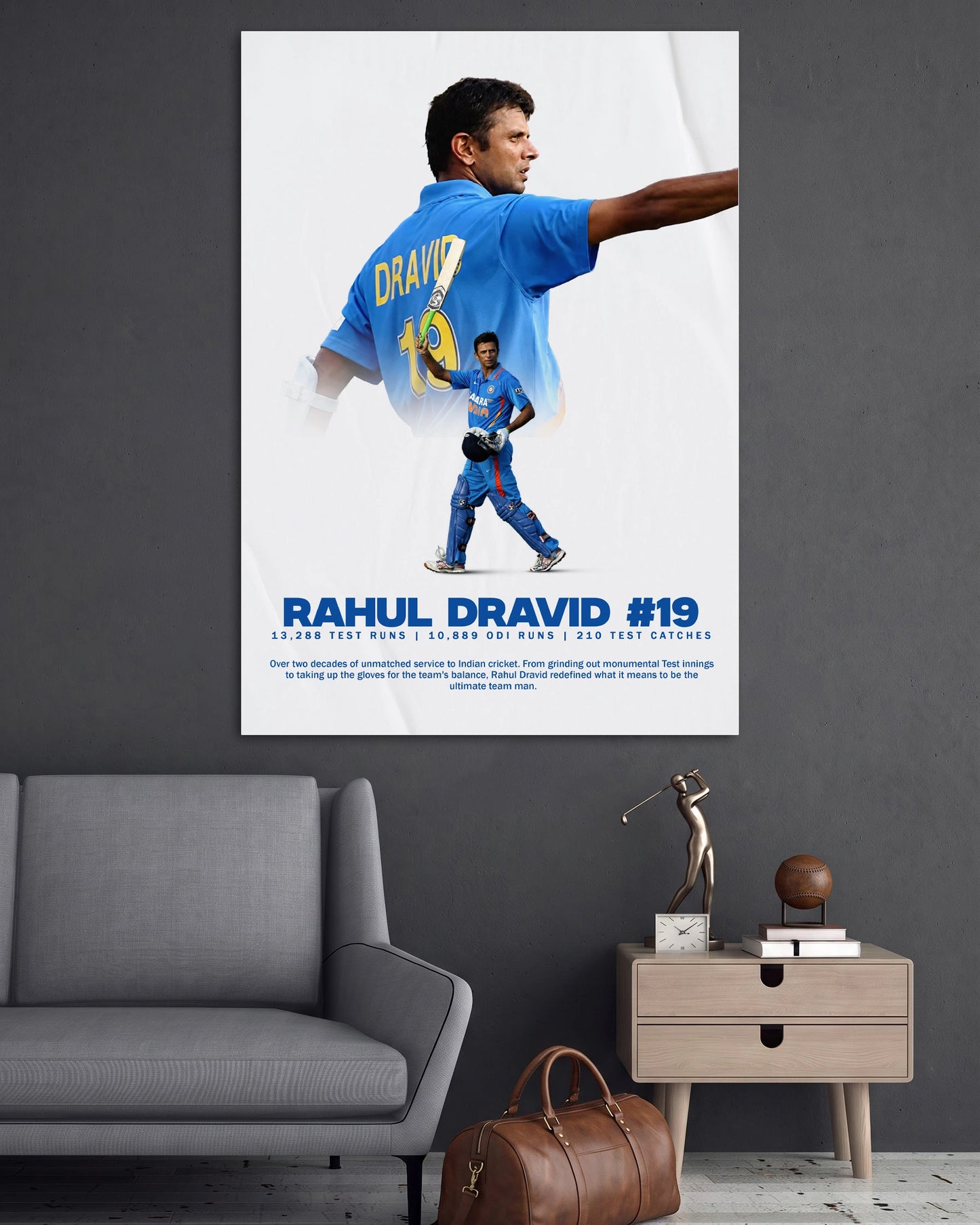 Rahul Dravid | Cricket Wall Poster | 1 Poster